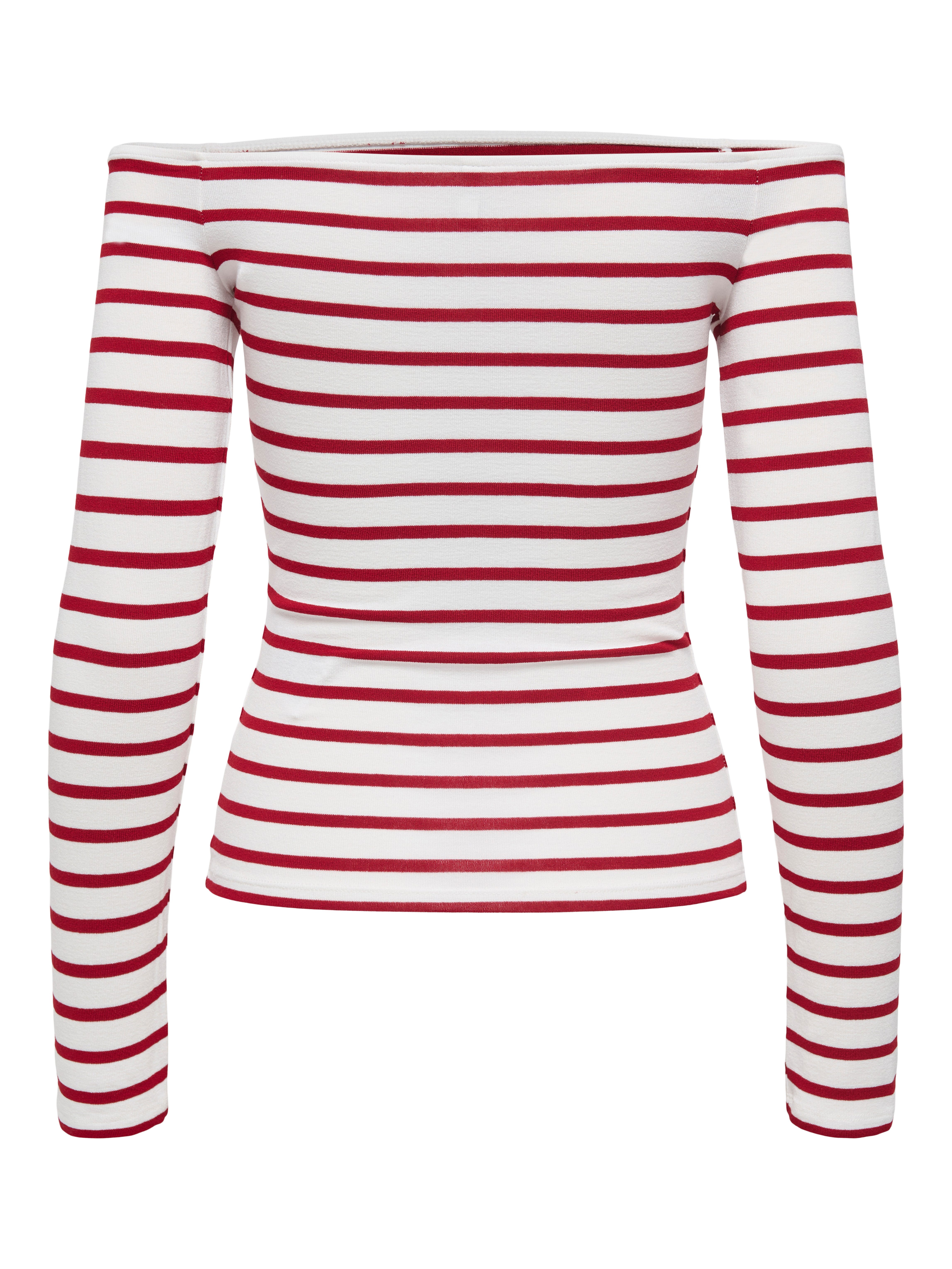 Only Shirt met lange mouwen ONLGLAMOUR L/S BOAT NECK TOP BOX CC JRS