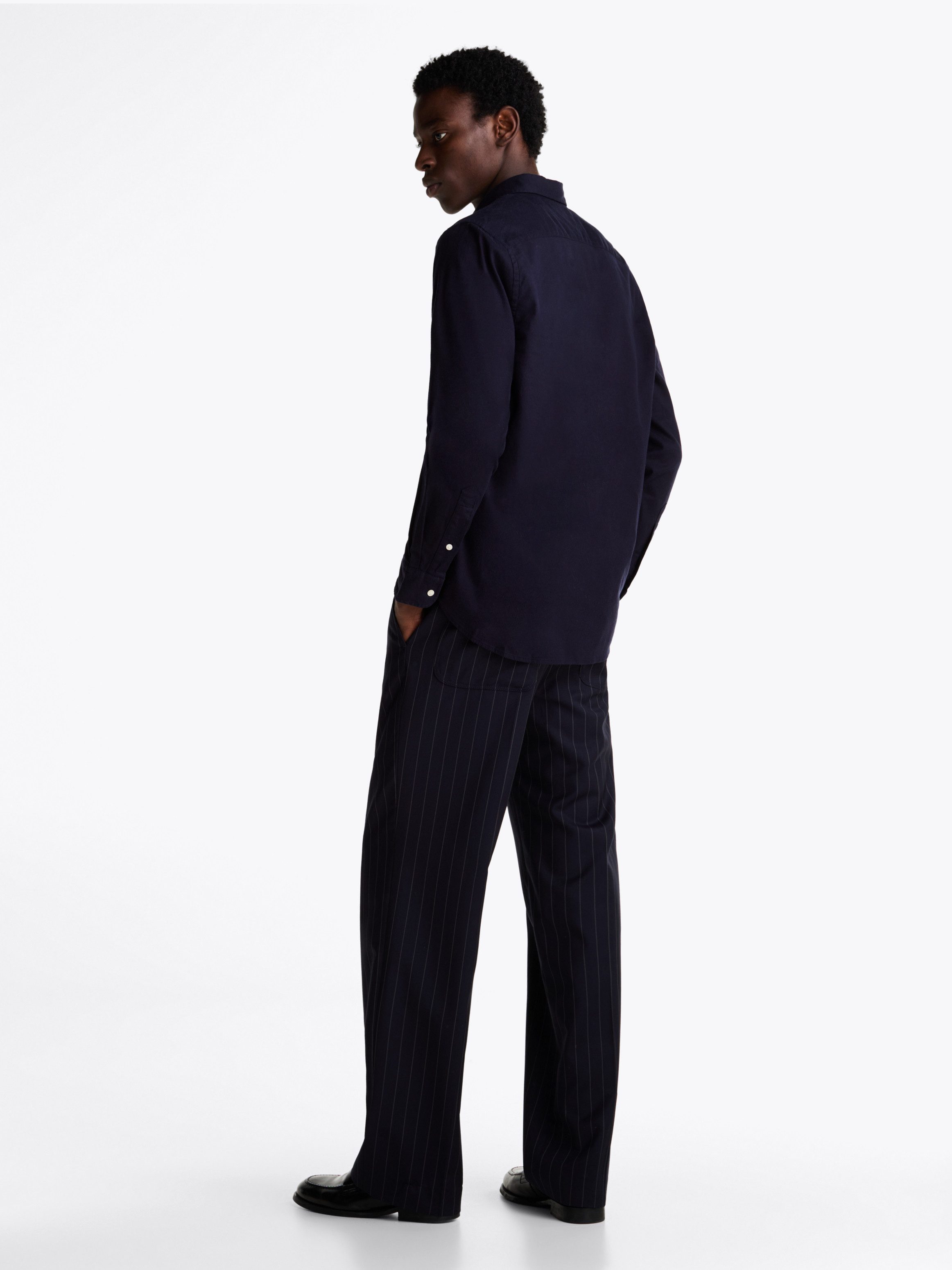 Tommy Hilfiger Businessoverhemd FLEX BRUSHED SOLID RF SHIRT