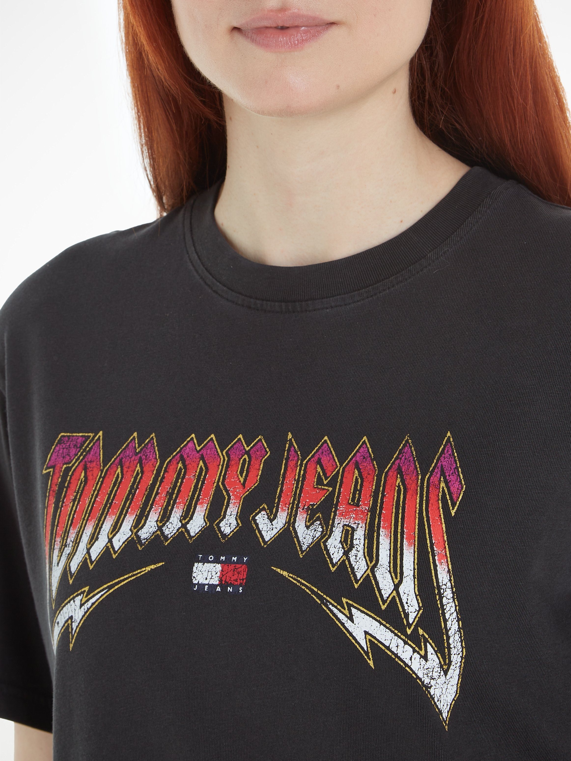 TOMMY JEANS T-shirt TJW RLX WASHED TJ ROCK TEE