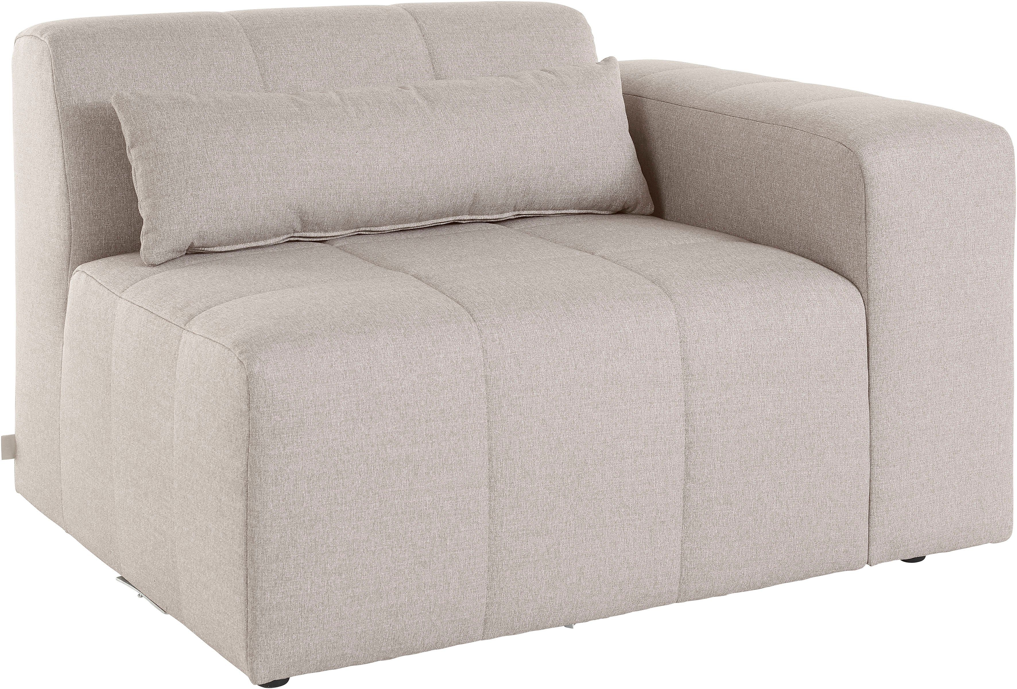 LeGer Home by Lena Gercke Sofaelement Maileen Module fauteuil met armleuning, te verbinden met andere modules...