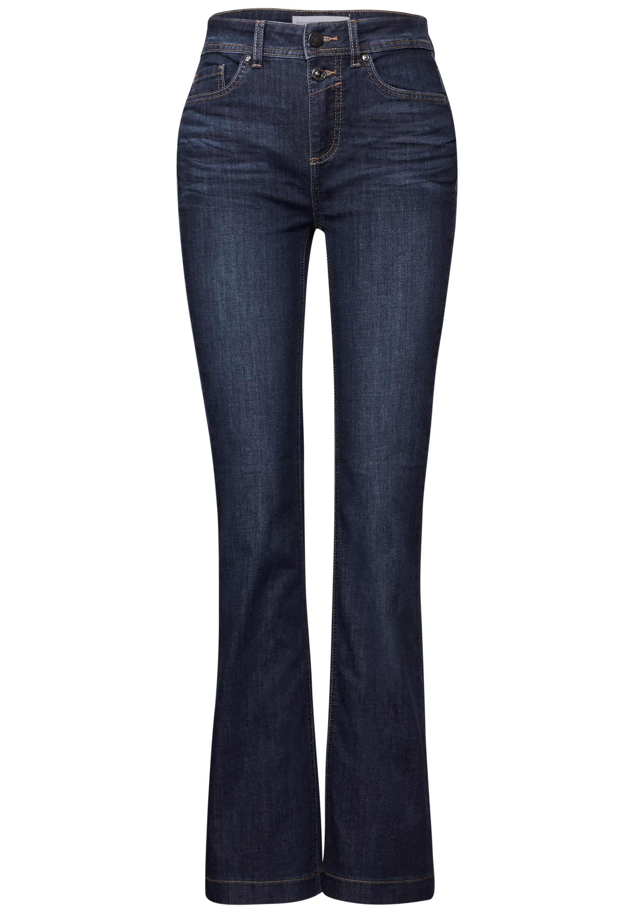 STREET ONE Bootcut jeans in five-pocketsstijl