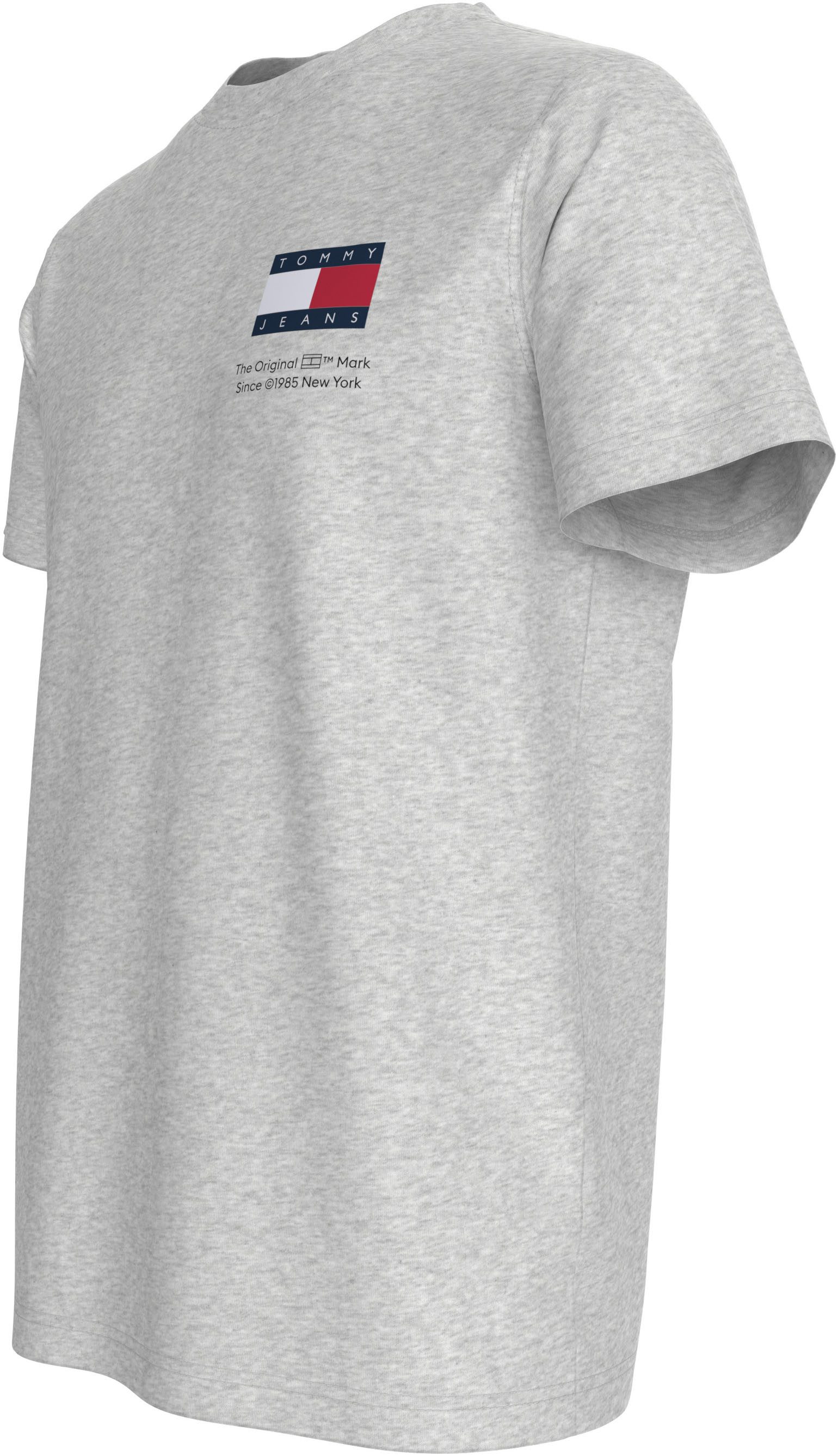 Tommy Jeans Plus T-shirt TJM SLIM ESSENTIAL FLAG TEE EXT met tommy jeans logo-tekst grote maten