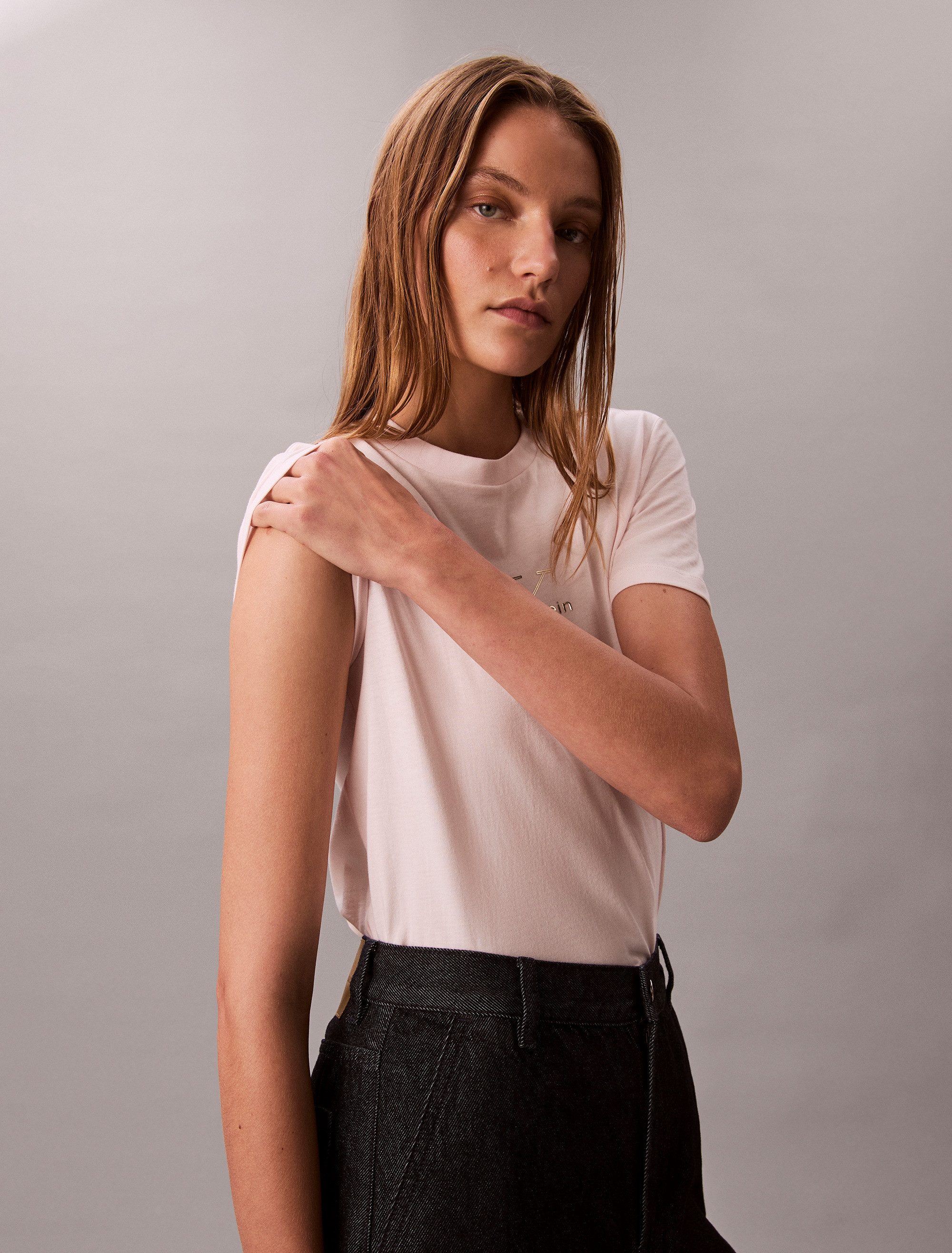 Calvin Klein T-shirt SS CLASSIC FOIL MONOLOGO TEE