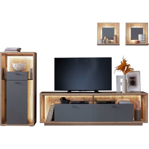 MCA furniture wandmeubel Lizzano (set, 4 stuks)