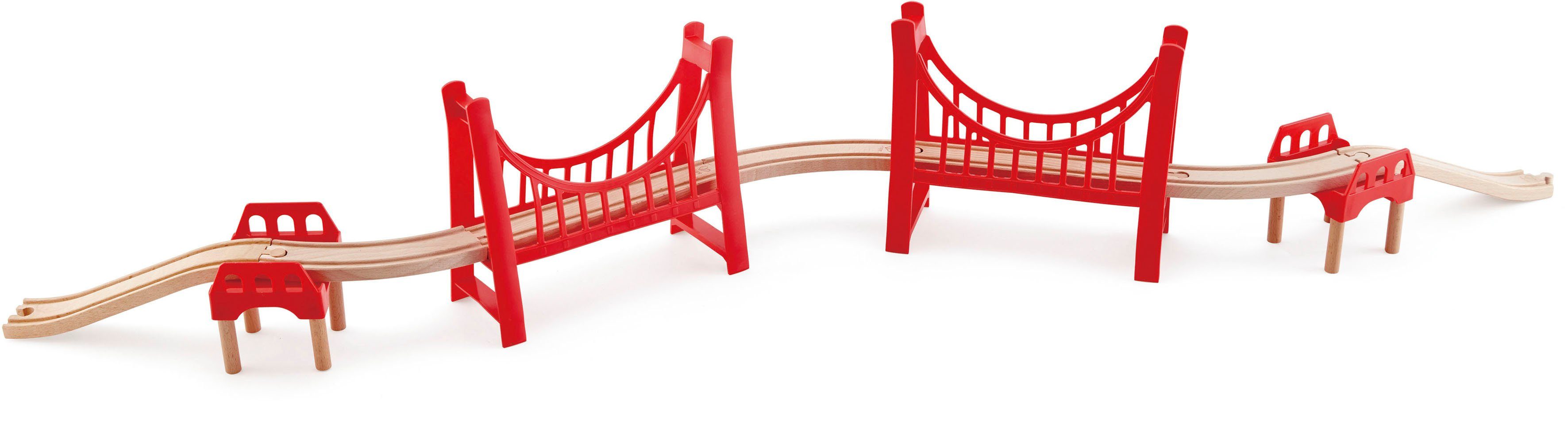 Hape Speelgoedspoor brug Grote dubbel-hangbrug