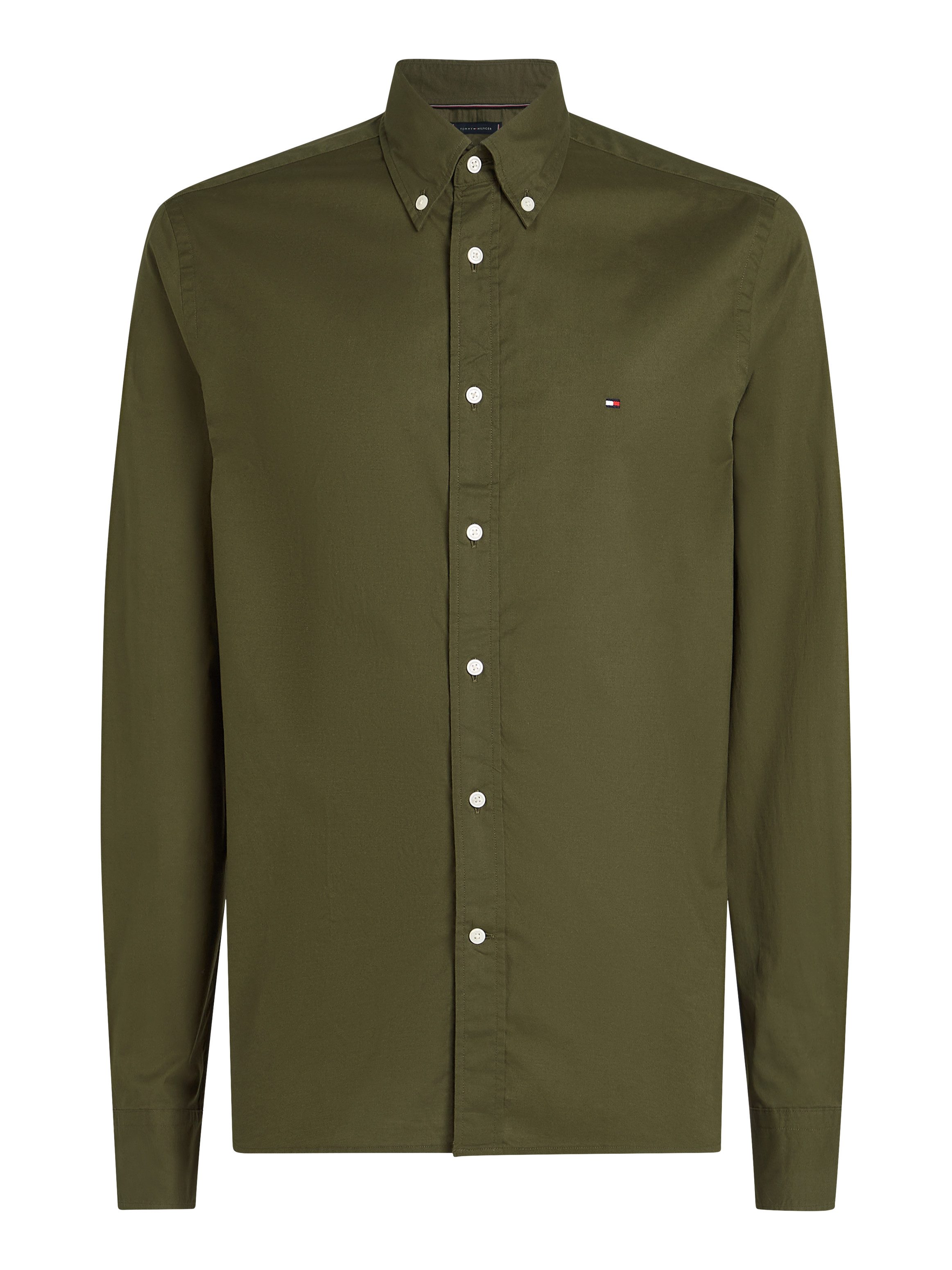 Tommy Hilfiger Businessoverhemd FLEX POPLIN SOLID RF SHIRT 1