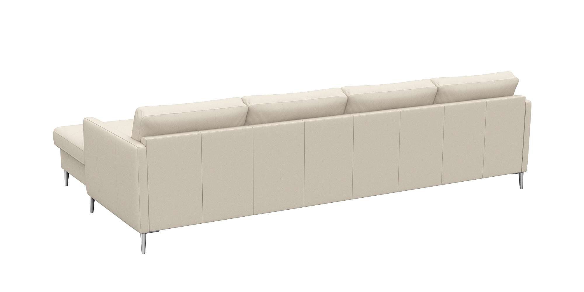 FLEXLUX Hoekbank Fiore, L-vorm, comfortabel en aangenaam door hoogwaardige zitopbouw