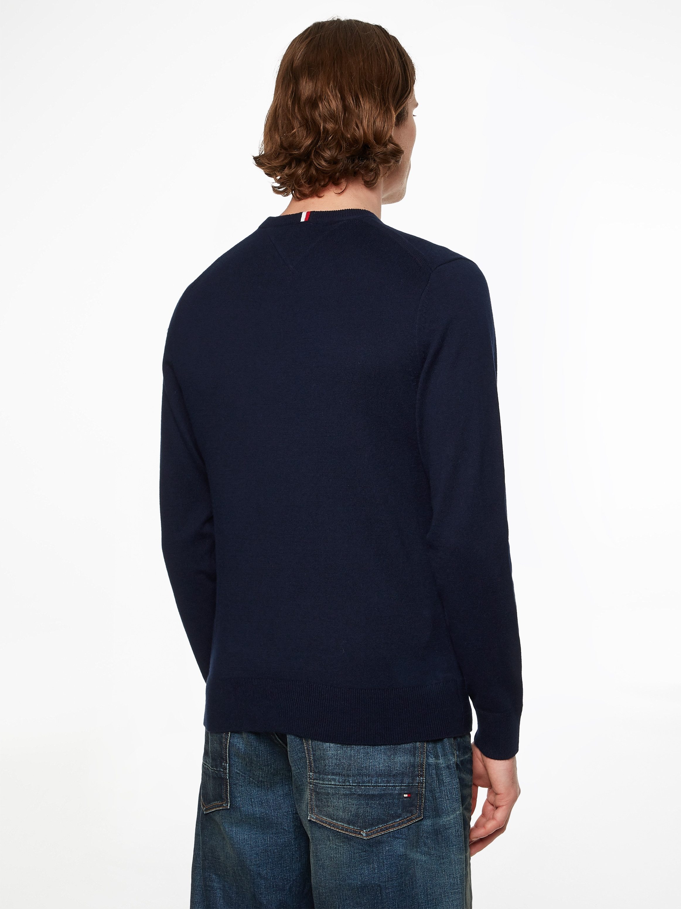 Tommy Hilfiger Trui met ronde hals PIMA ORG CTN CASHMERE CREW NECK