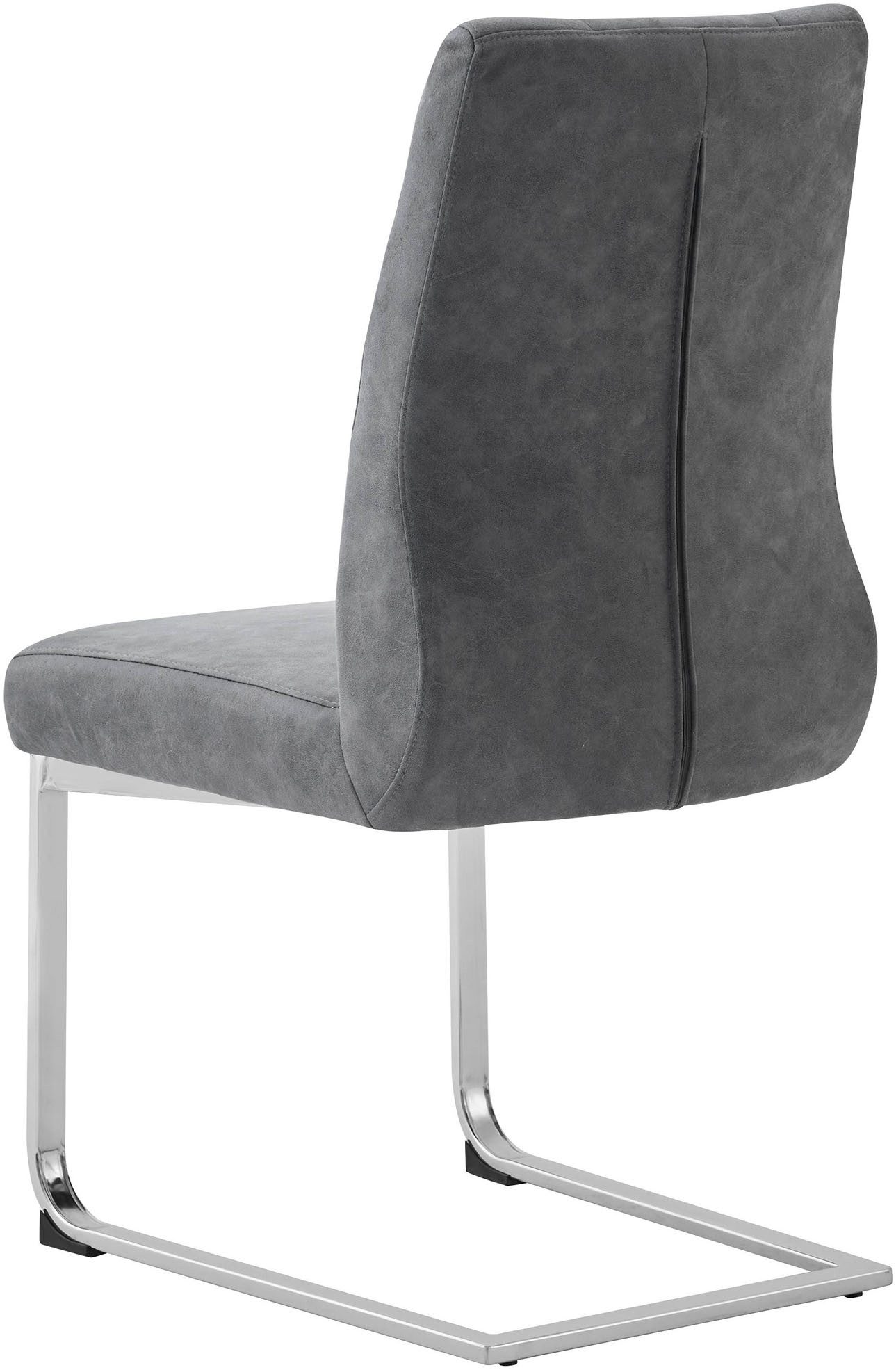 byLIVING Eetkamerstoel Marlen XXL belastbaar tot 150 kg, vintage bekleding, sledestoel (set, 2 stuks)