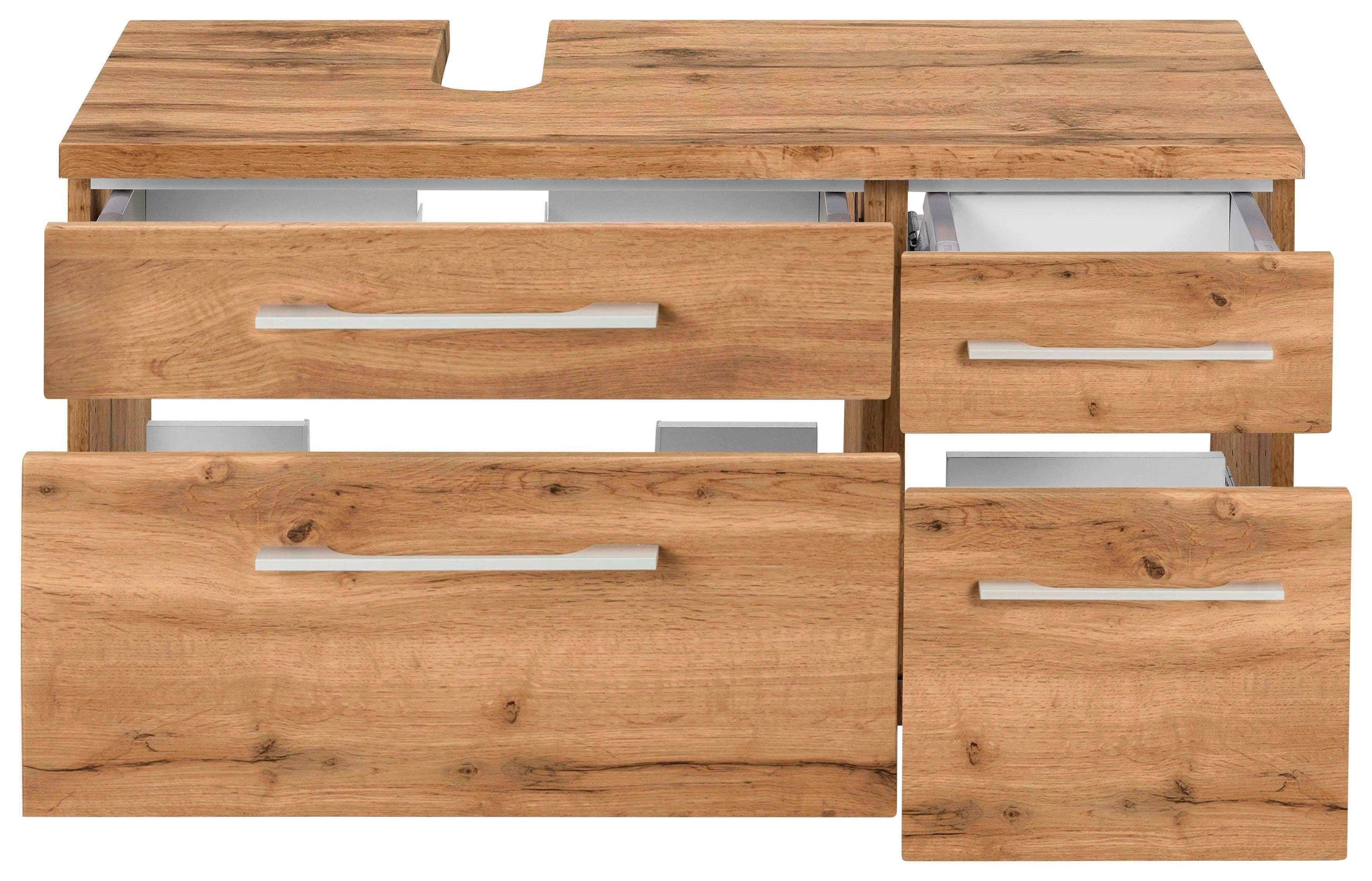 welltime Wastafelonderkast Davos Breedte 90-130 cm