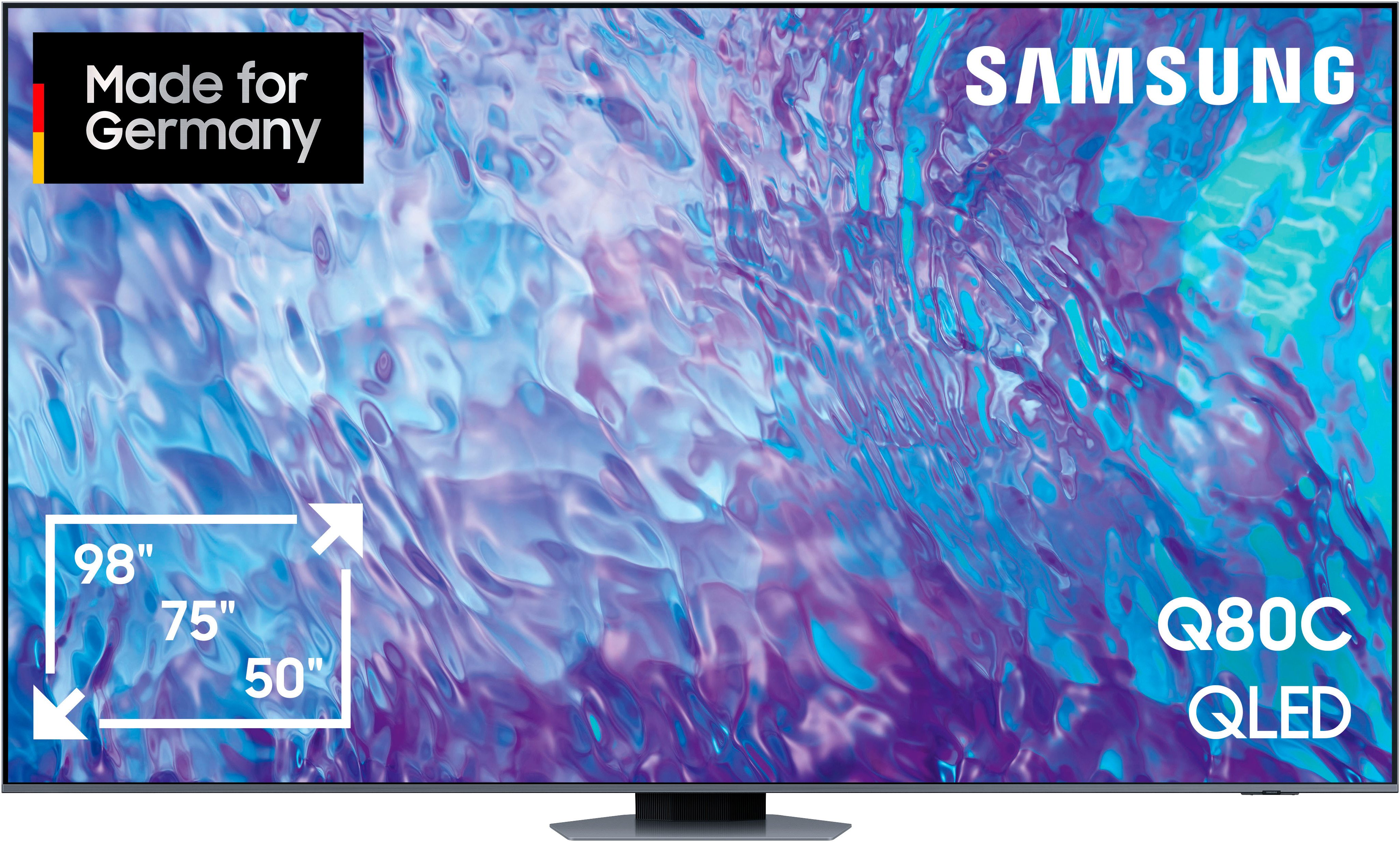 Samsung Led-TV GQ98Q80CAT, 247 cm / 98", 4K Ultra HD, Smart TV