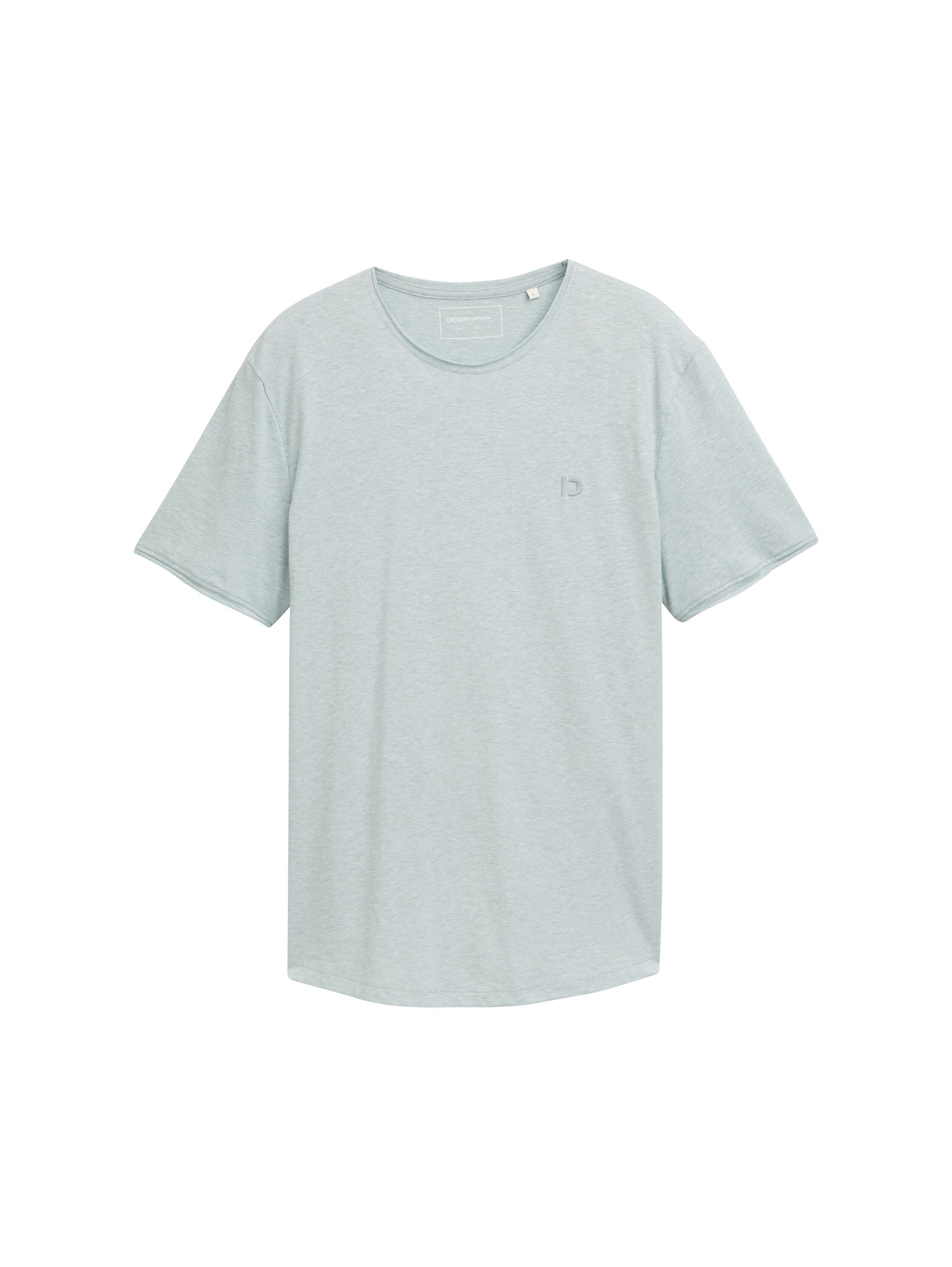 Tom Tailor Denim T-shirt in gemêleerde look