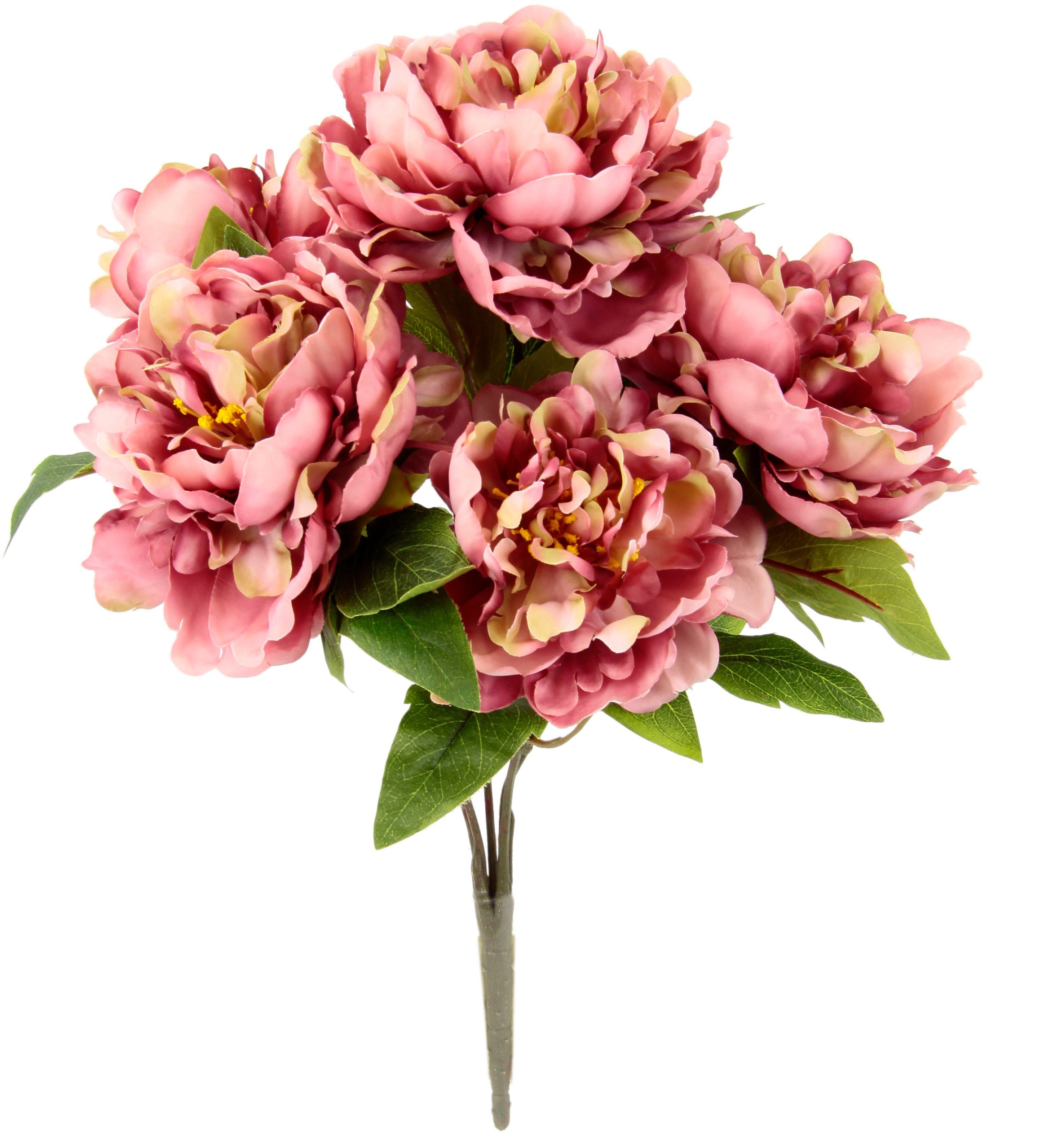 I.GE.A. Bos bloemen kunstplanten & bloemen roze