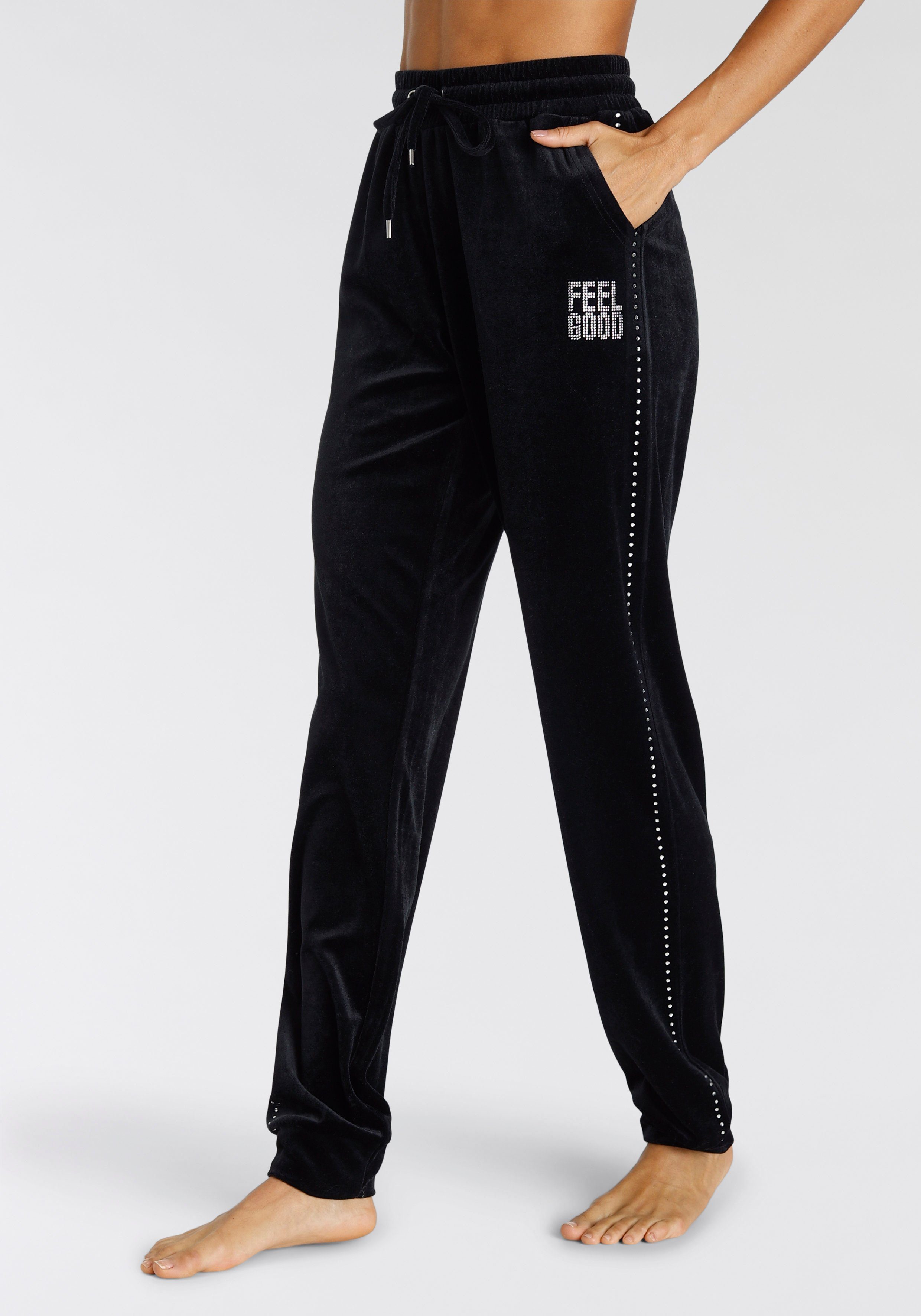 Vivance Nickybroek -Loungebroek met glitterprint