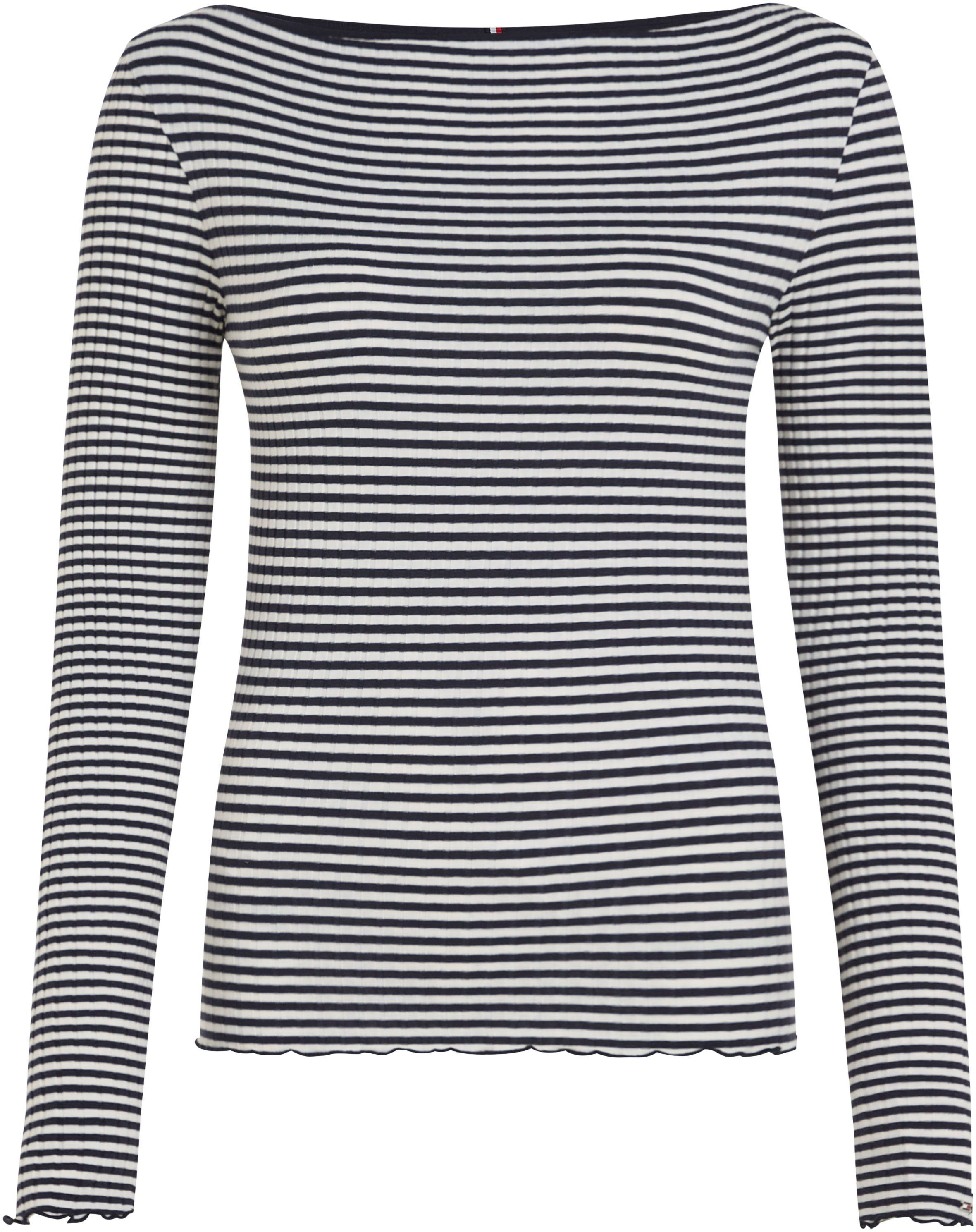 Tommy Hilfiger Shirt met lange mouwen met gestreept patroon