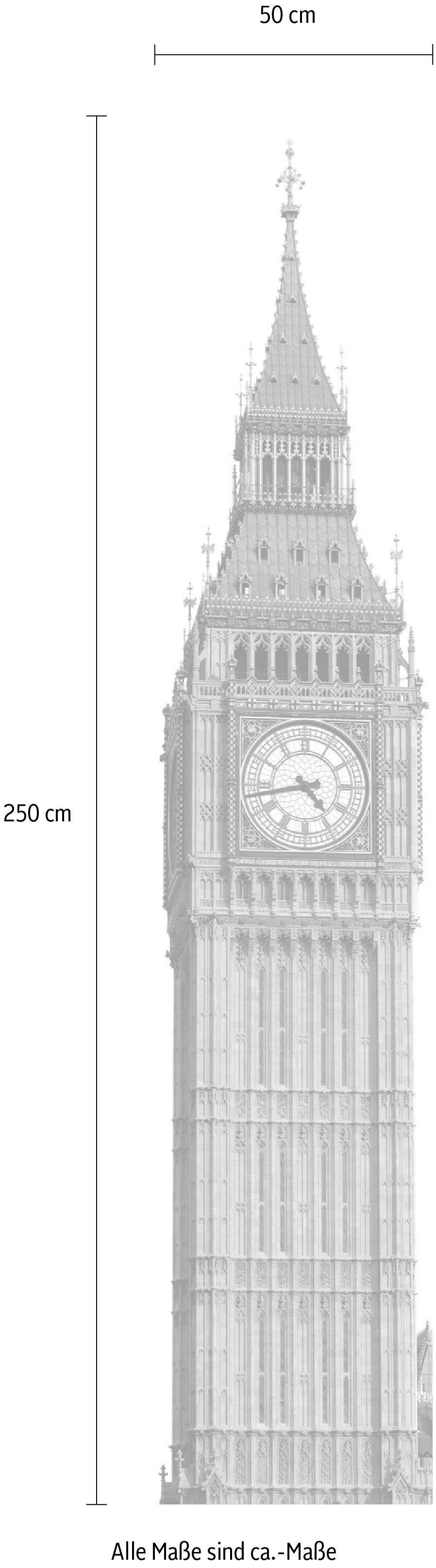 Komar Vliesbehang Digitale print vlies - Big Ben - Afmeting 50 x 250 cm