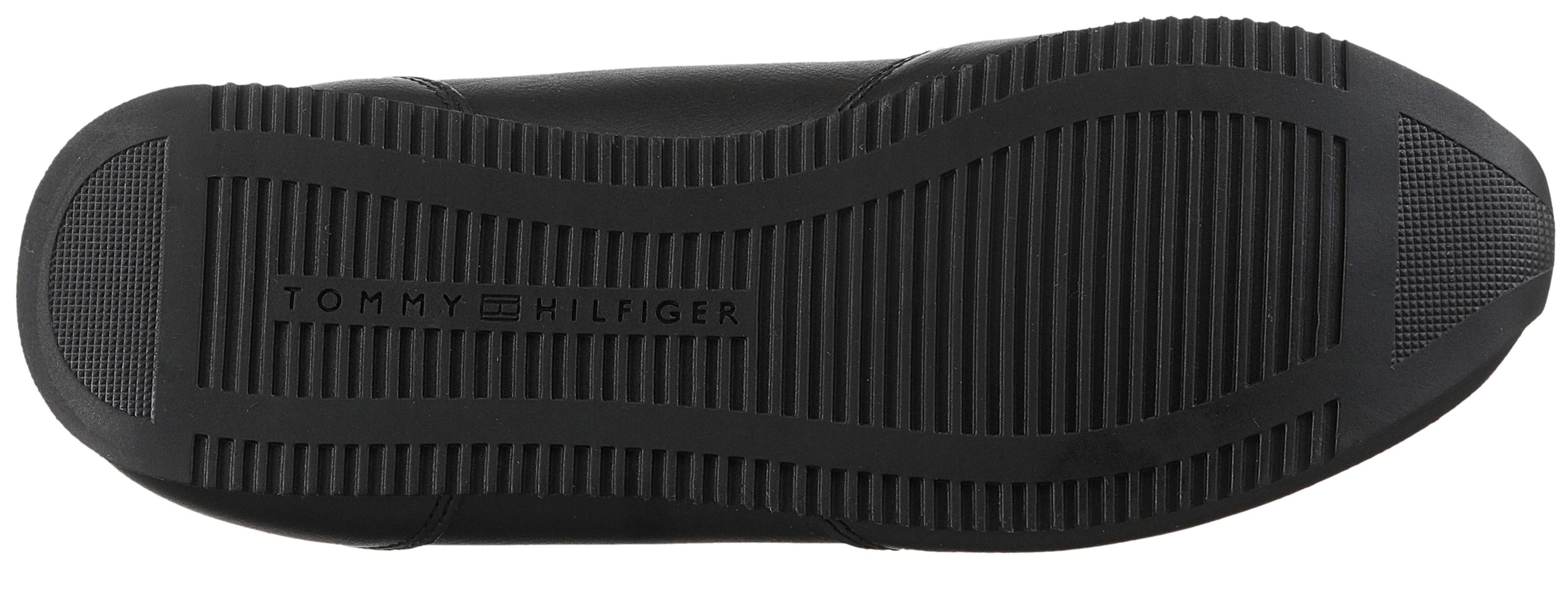 Tommy Hilfiger Plateausneakers LO RUNNER PU MIX , vrijetijdsschoen, halfschoen, veterschoen met gepolsterde schacht