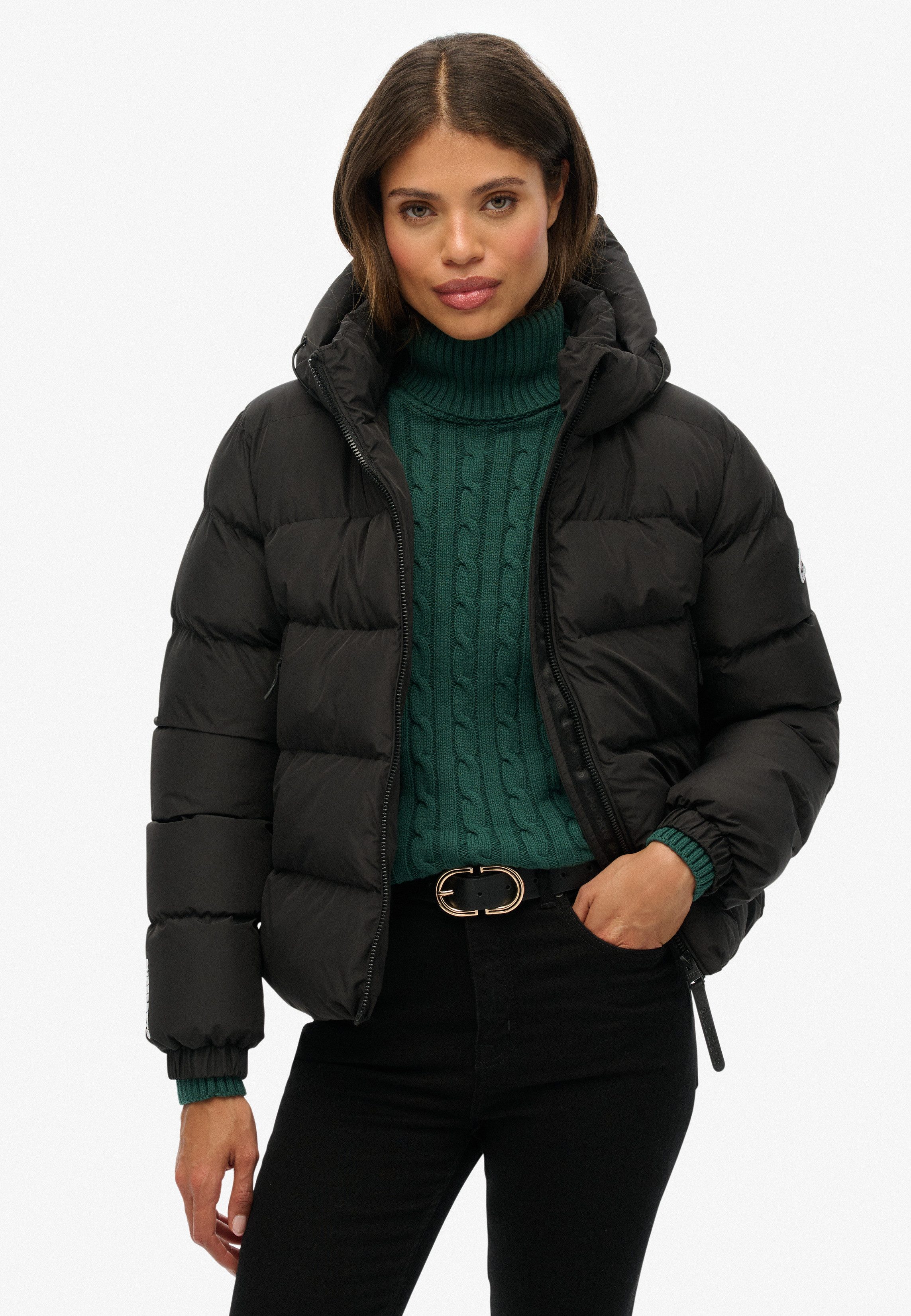 Superdry Gewatteerde jas HOODED SPORTS PUFFER JACKET