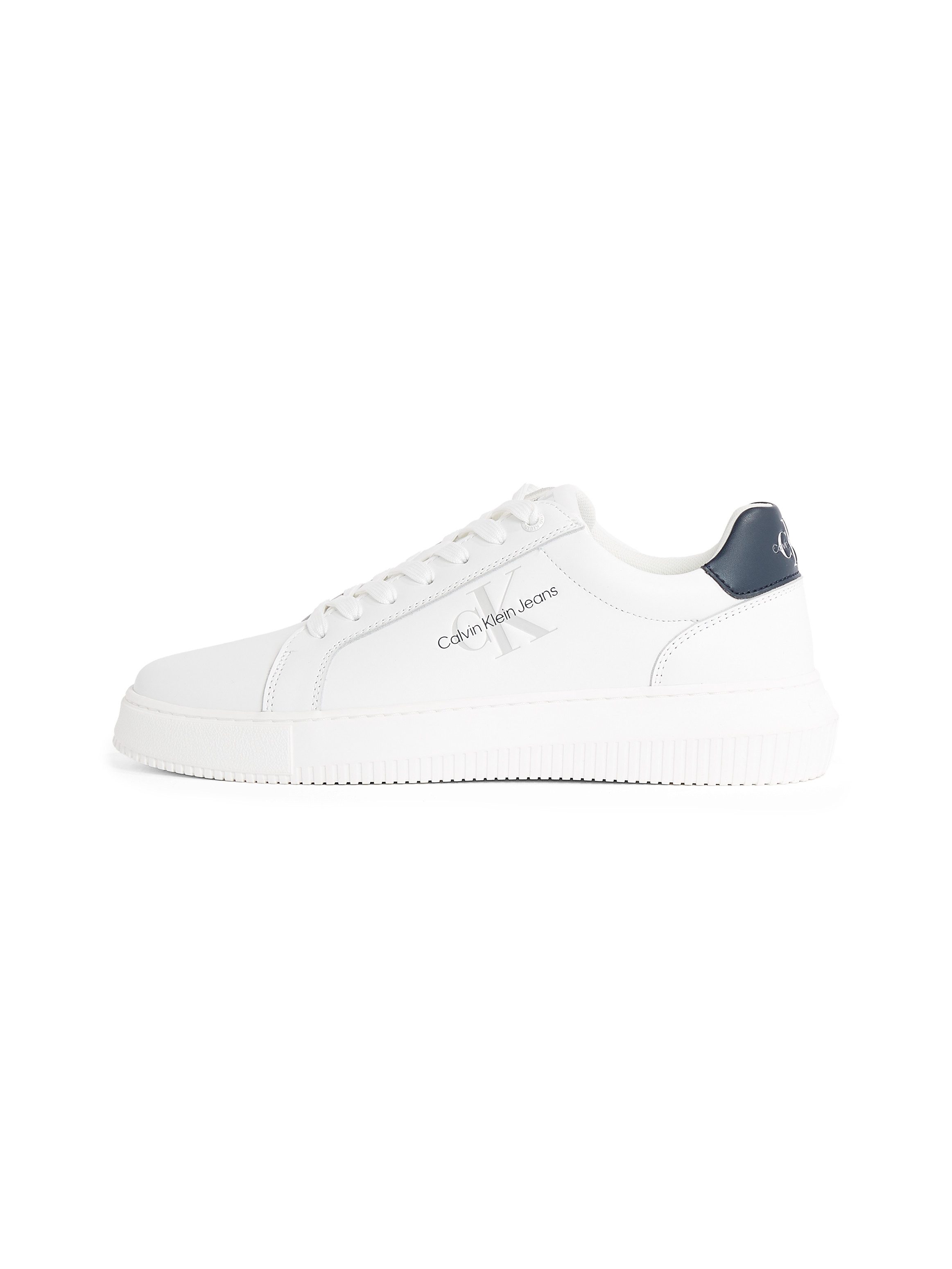 Calvin Klein Plateausneakers SEAMUS 20L vrijetijdsschoen, lage schoen, veterschoen met contrast bies