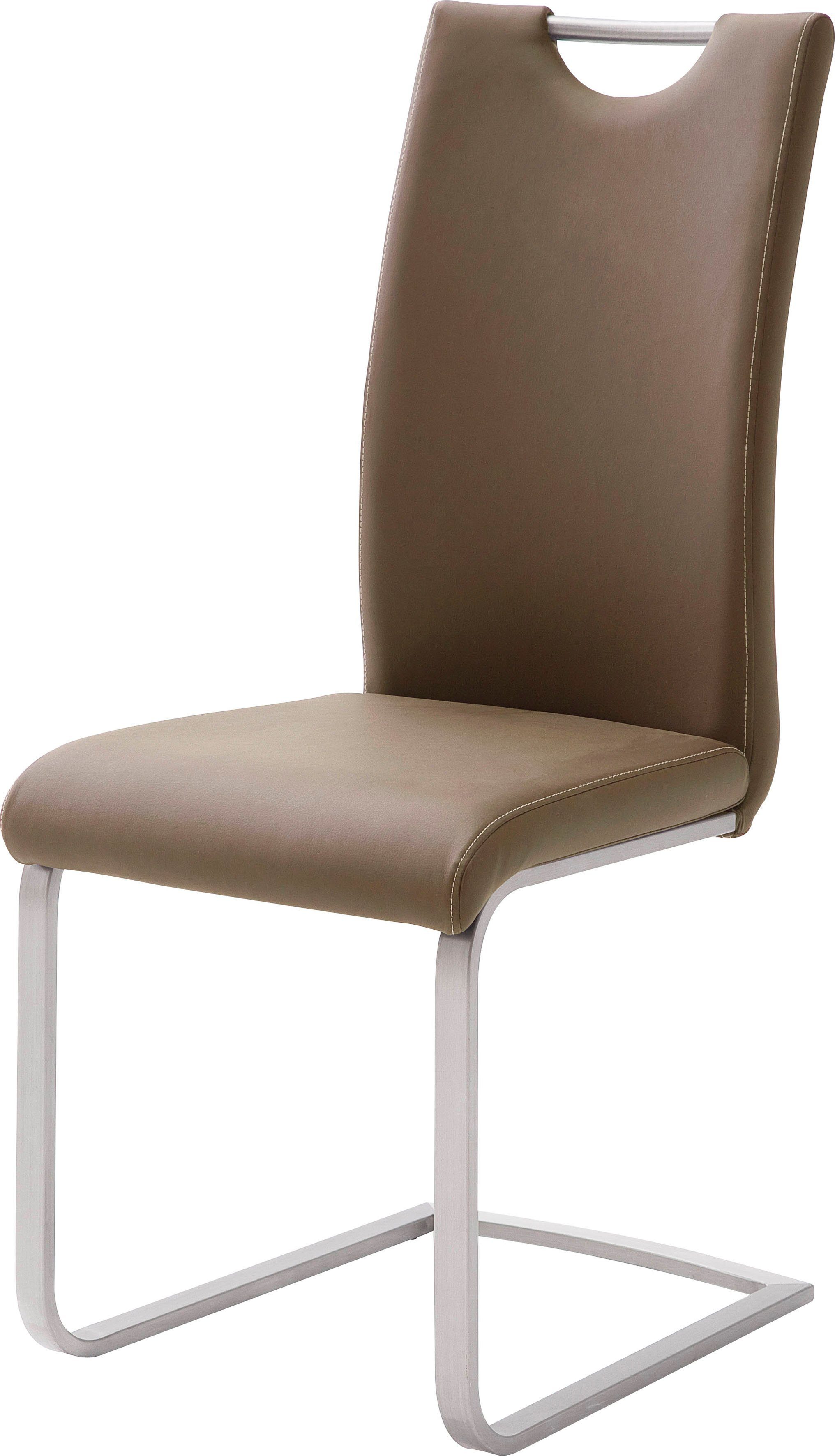 MCA furniture Vrijdragende stoel Paulo Stoel belastbaar tot 120 kg (set, 4 stuks)