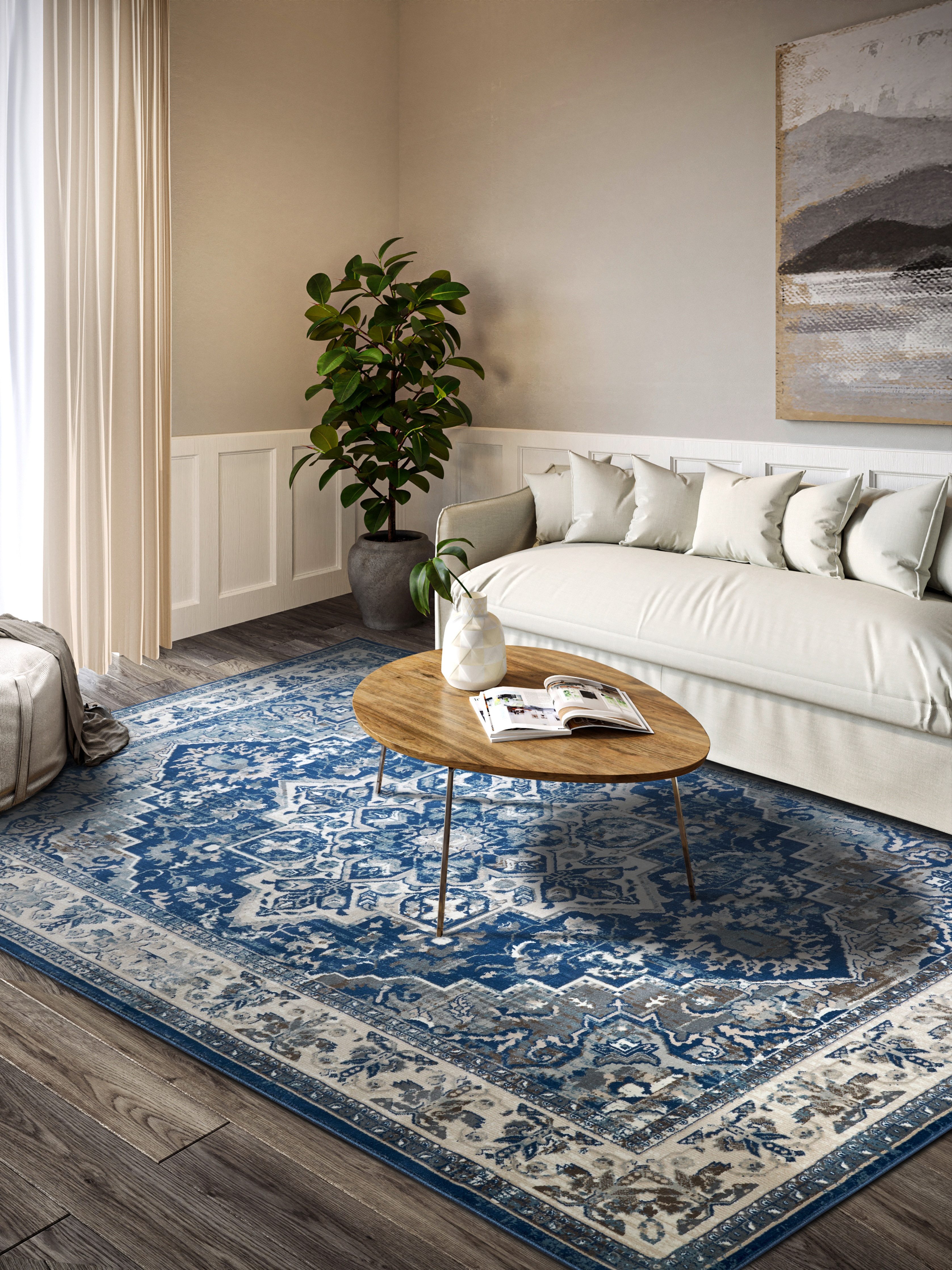 Villeroy & Boch Vloerkleed Jehanne Oriëntaals, woonkamer, slaapkamer, klassiek, kortpolig, zacht