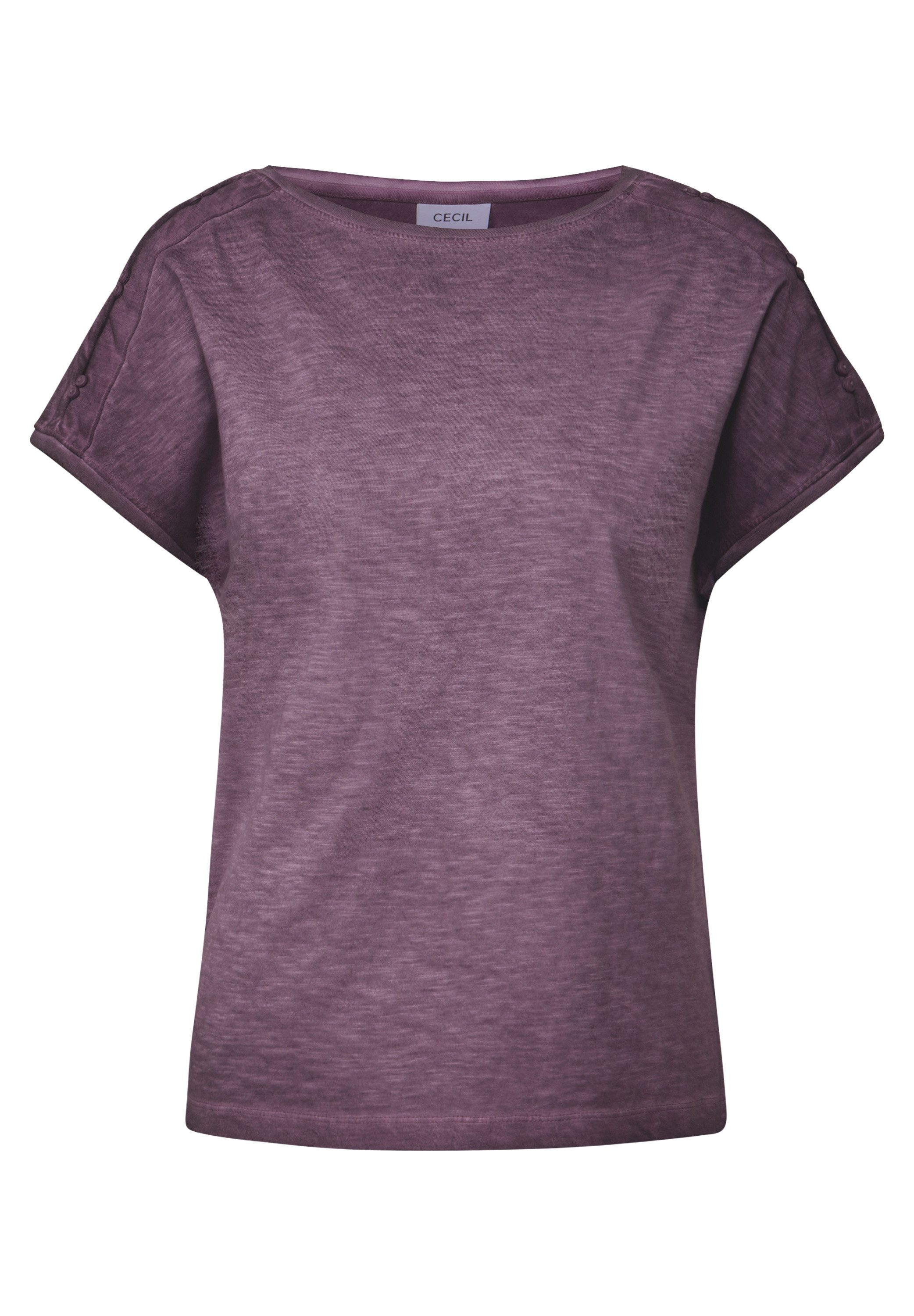 Cecil T-shirt met knoopdetail