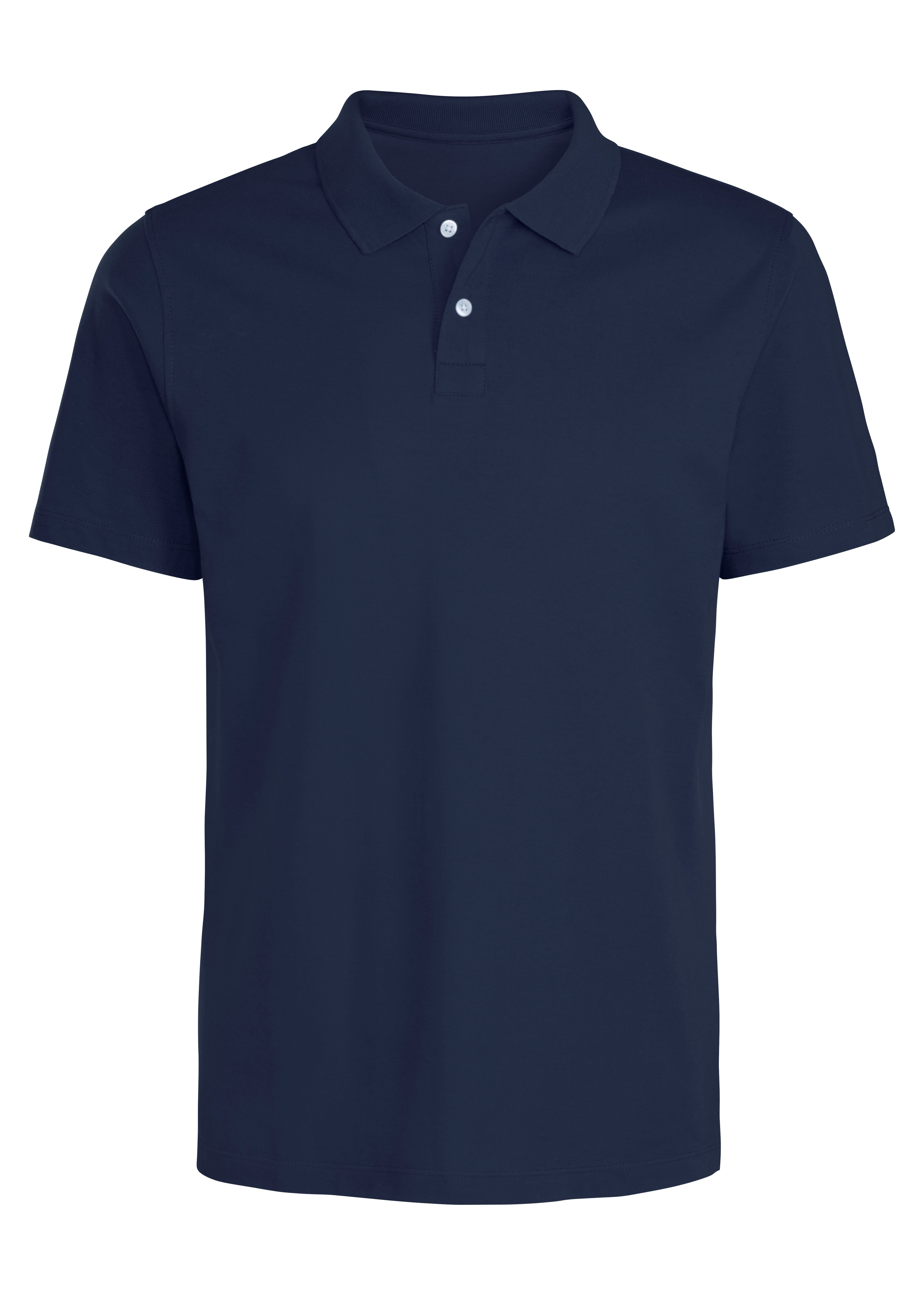 Beachtime Poloshirt Korte mouw, shirt met polokraag, katoen piqué