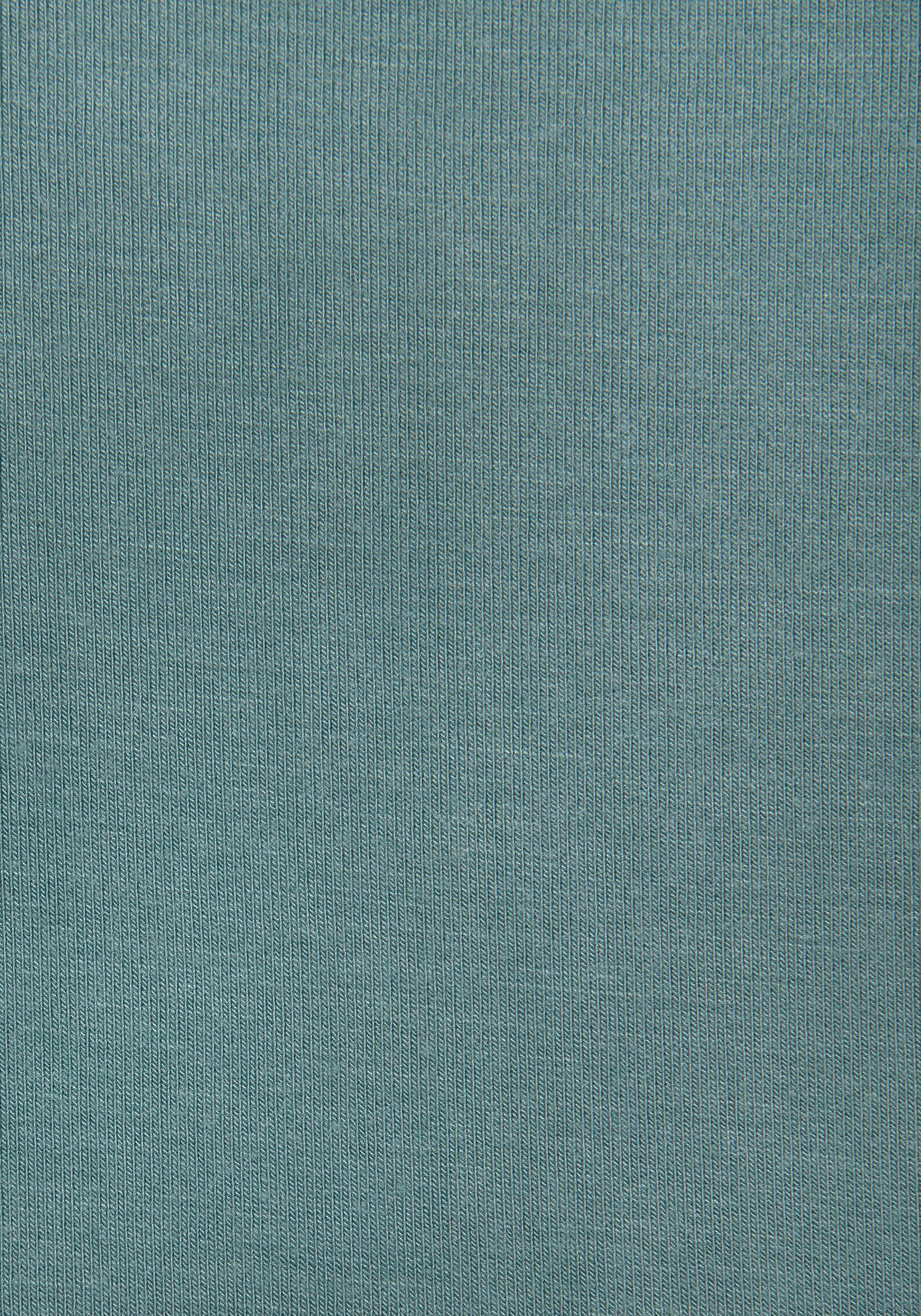 Lascana Lang shirt met modieuze afgeronde zoom (set 2-delig)