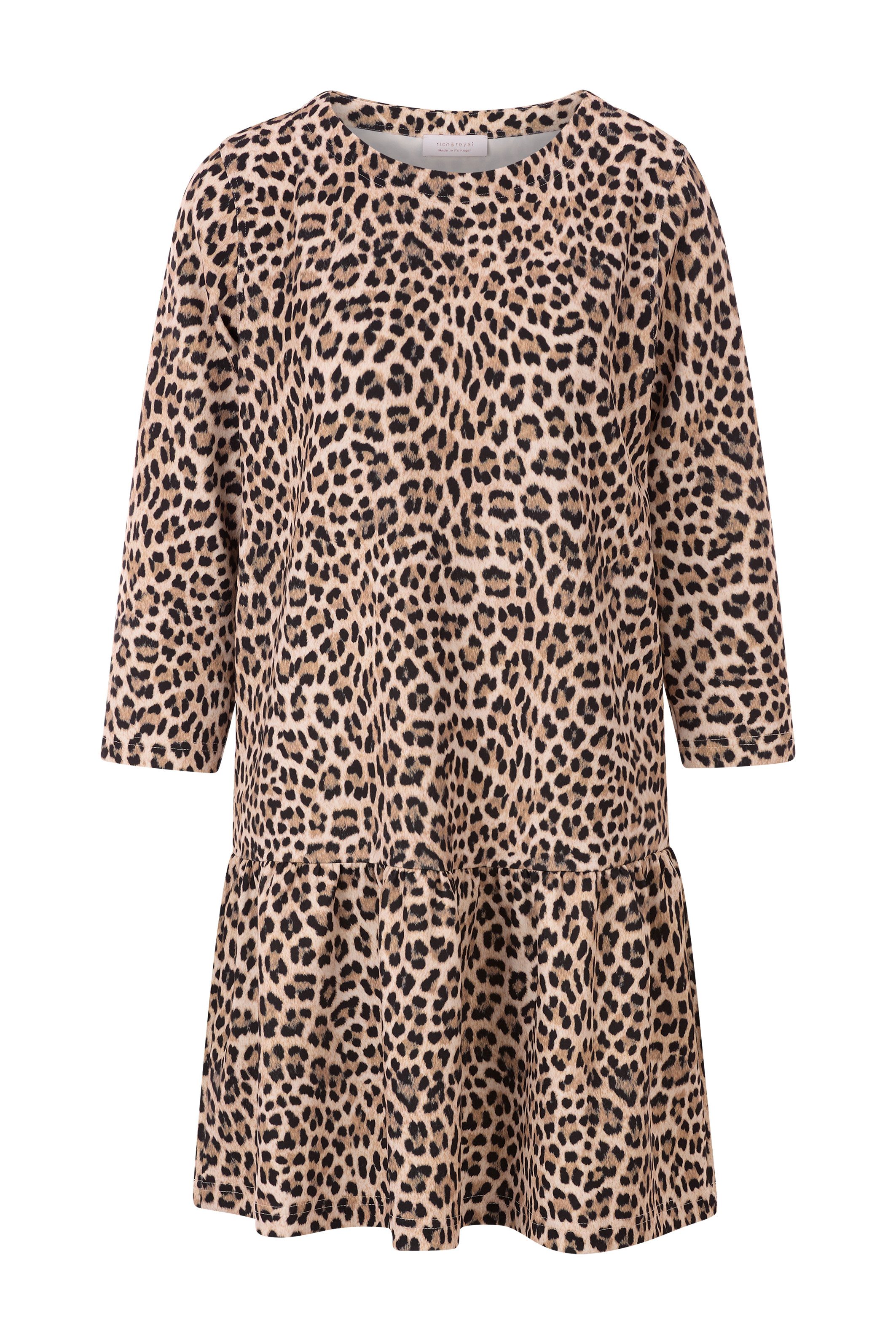 Rich & Royal Mini-jurk Met een ronde hals