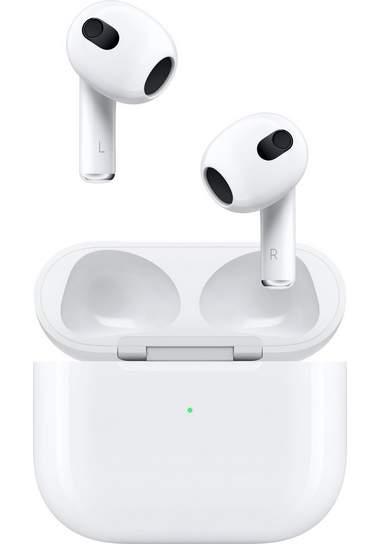 apple in-ear-oordopjes airpods (3. generation 2022) wit