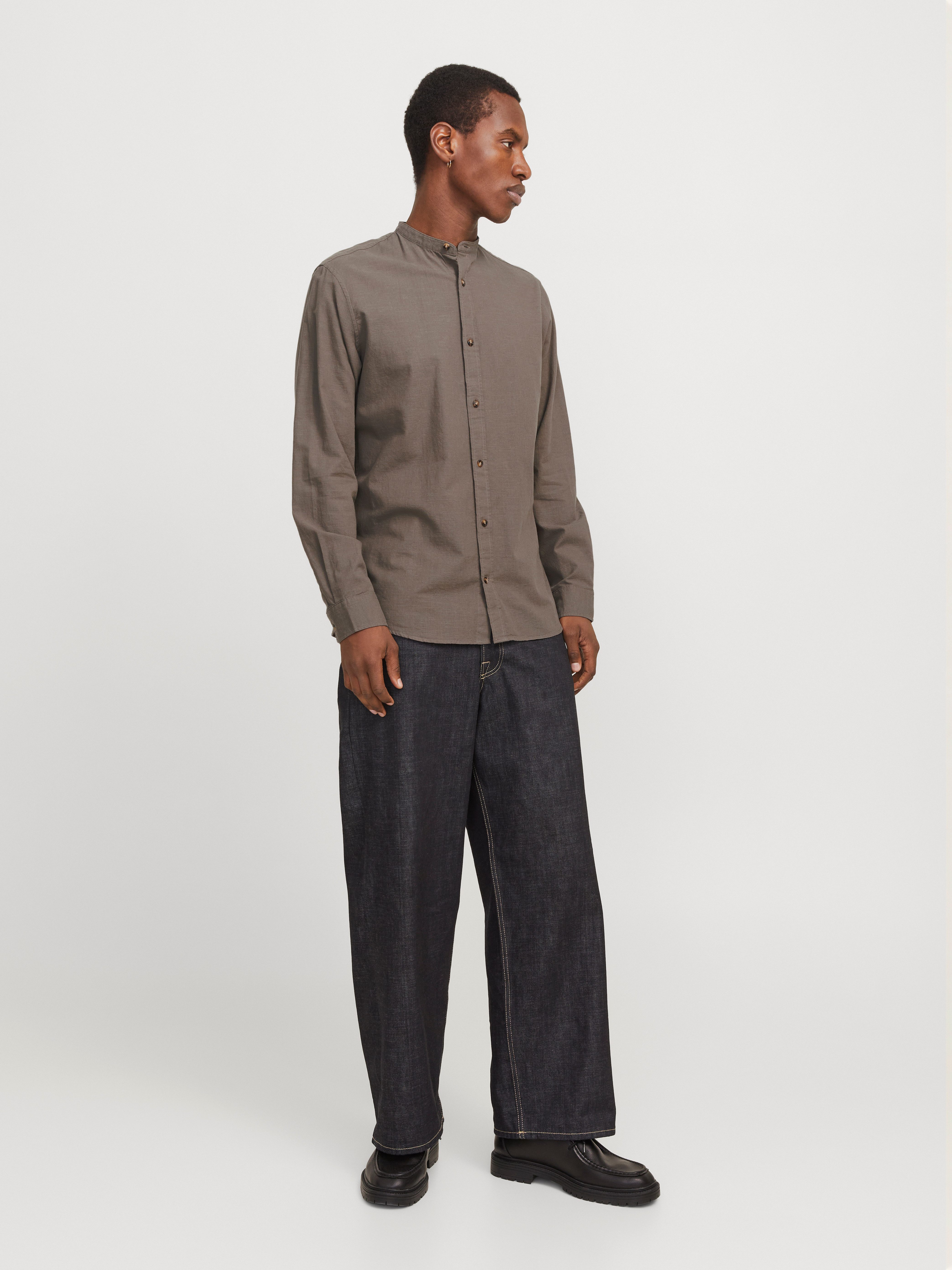 Jack & Jones Overhemd met lange mouwen JJESUMMER BAND SHIRT LS SN