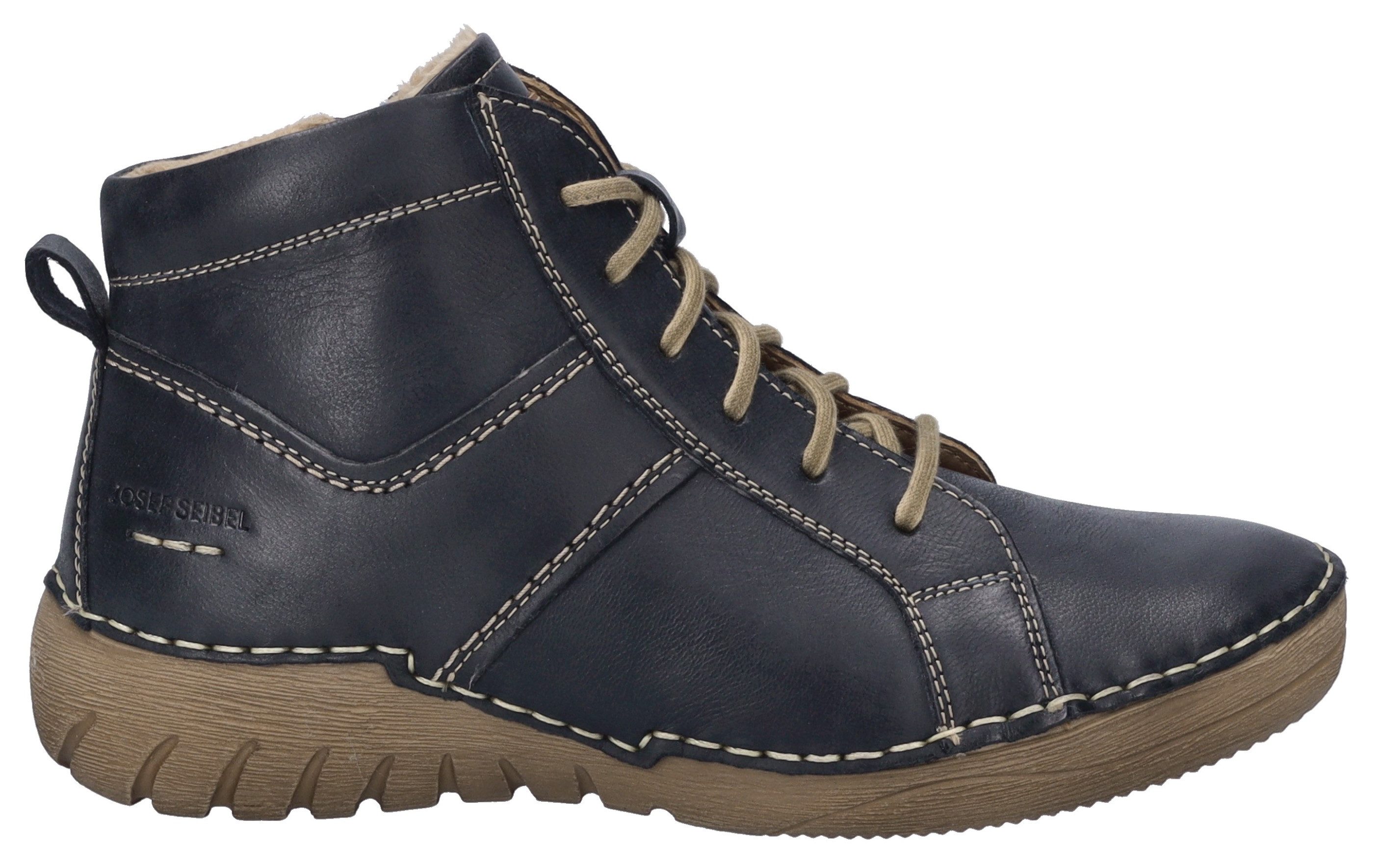 Josef Seibel Veterlaarsjes Felicia 01 Veterschoenen, sneakers, vrijetijdsschoen met modieuze siernaad