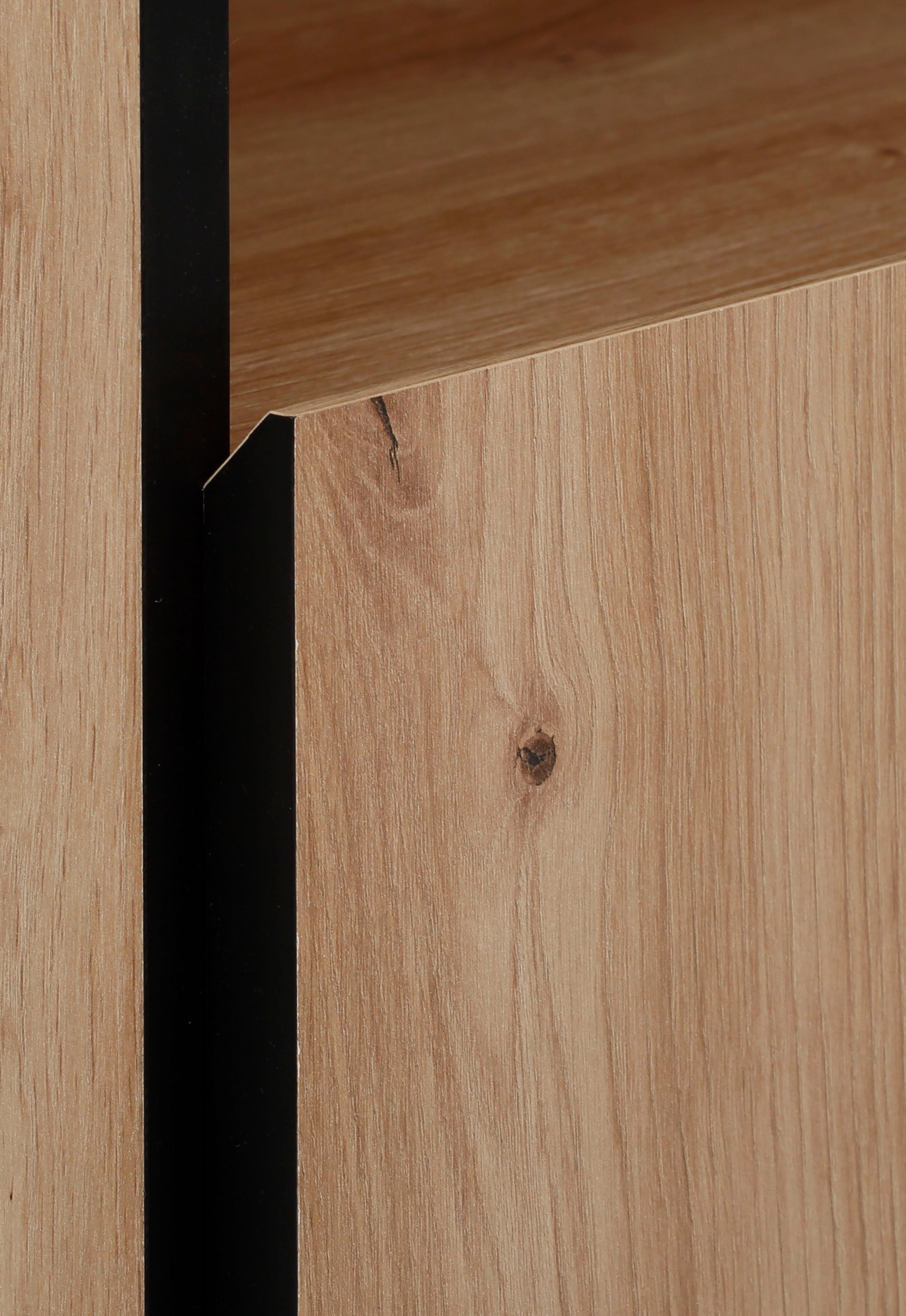 HELA Highboard Ariana met schuinverwerkte verzonken grepen, breedte 100 cm