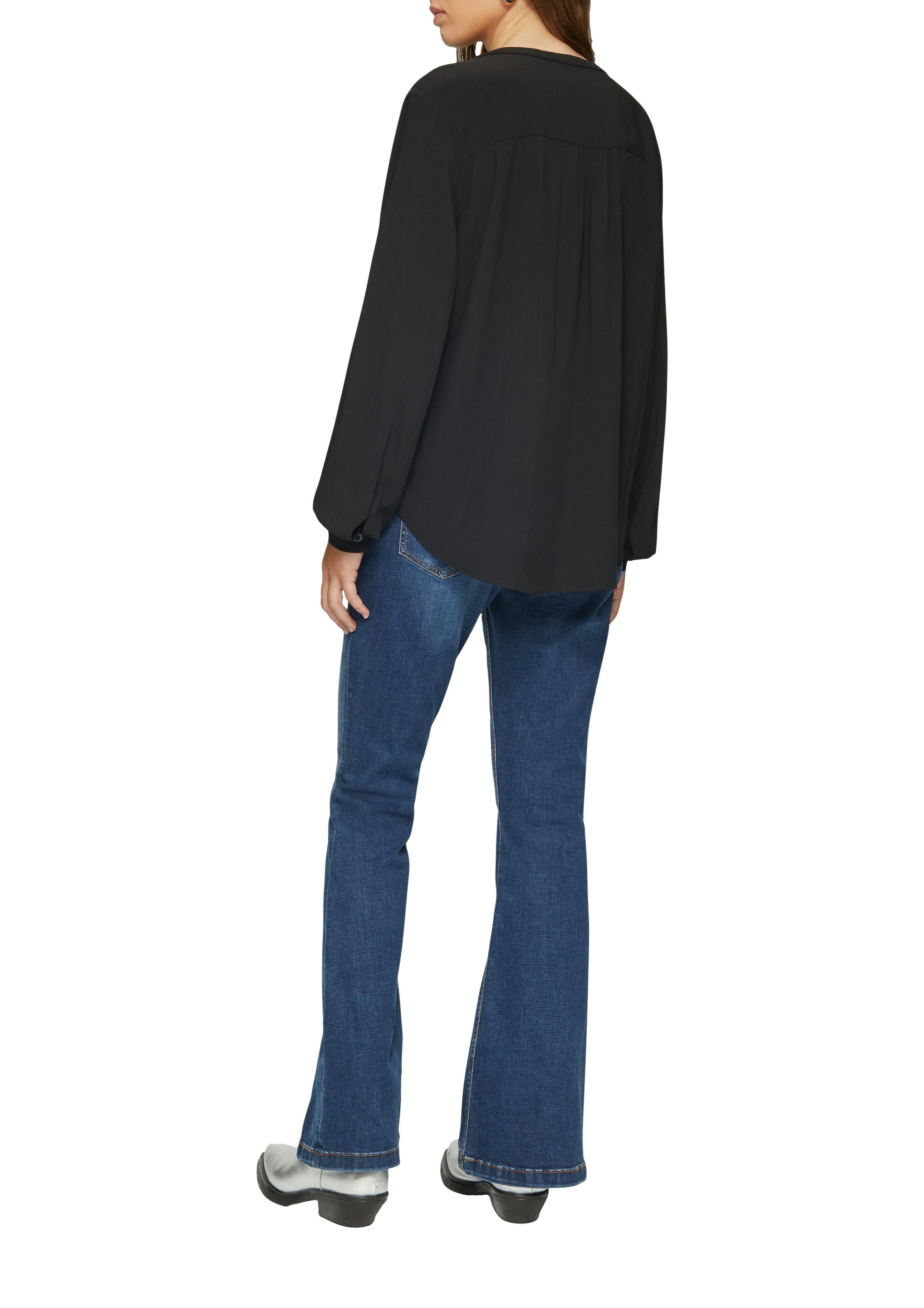 Q/S designed by Blouse met lange mouwen met manchetten