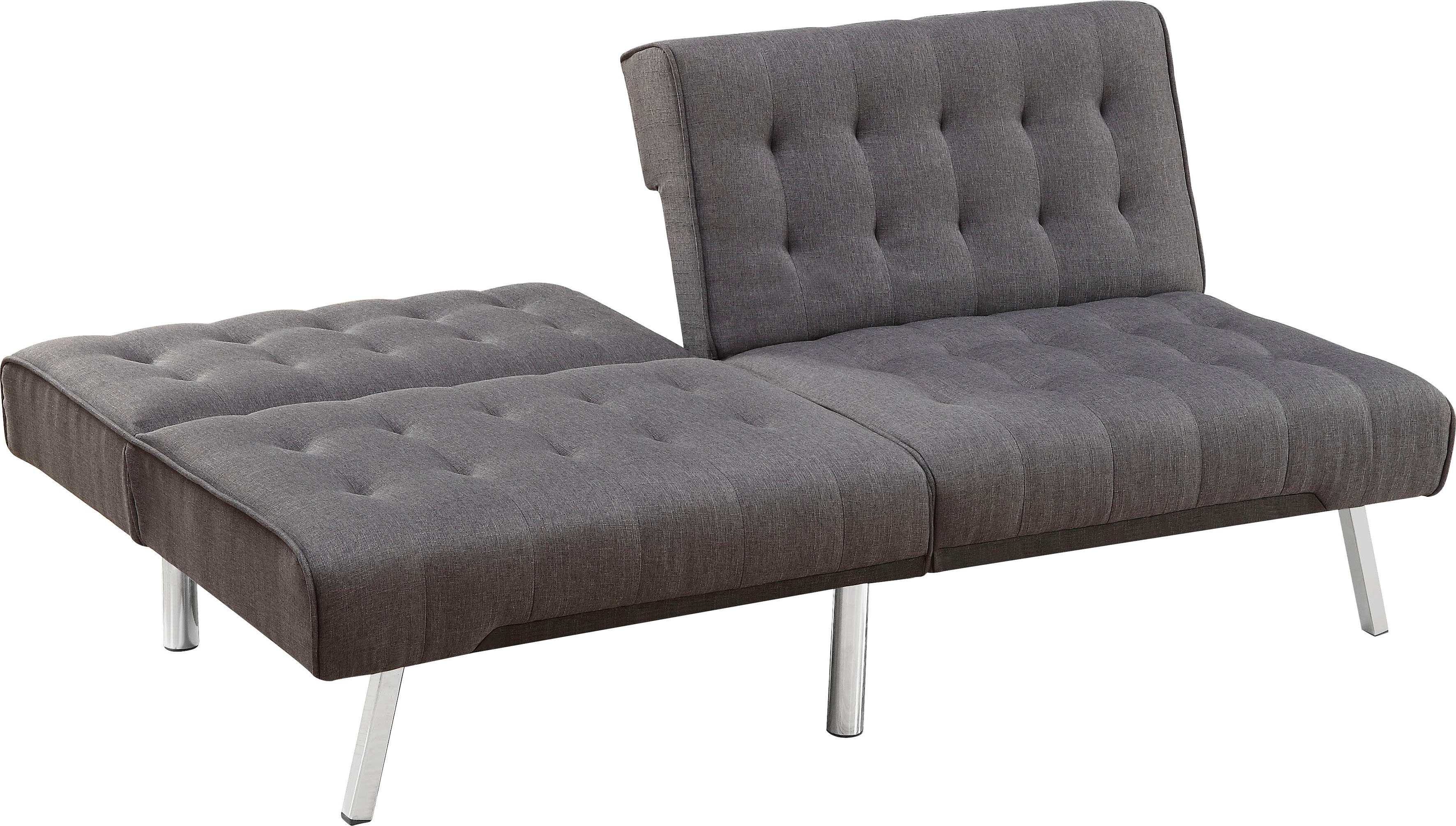ATLANTIC home collection Bank Pierre met verstelbare rugleuning, met golfvering