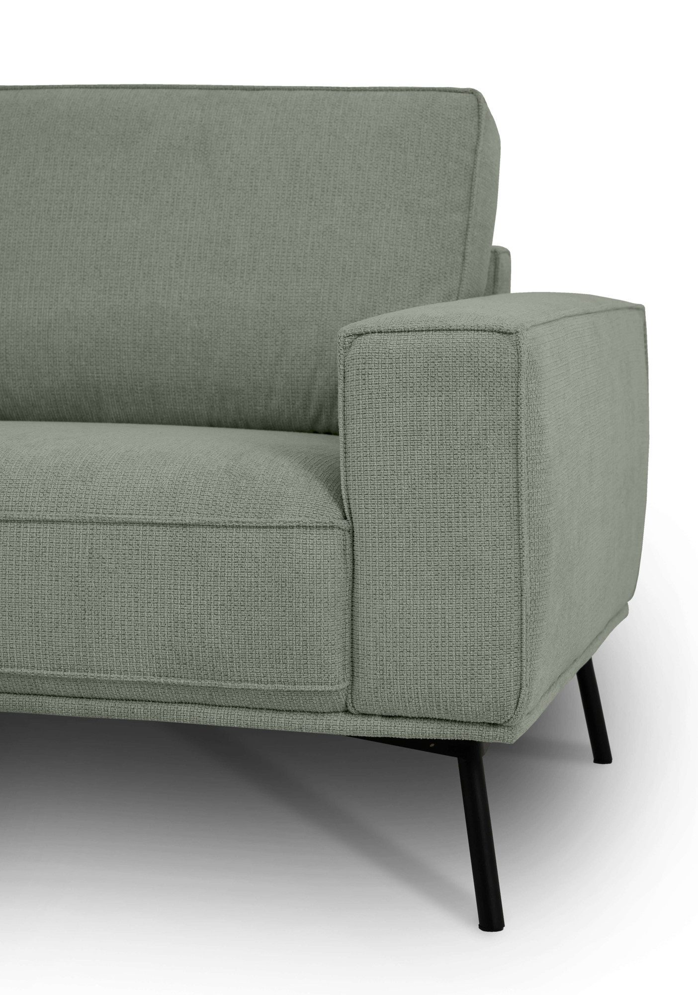 andas Hoekbank Vosby Breedte 260 cm, chenille, met decoratieve kedernaad