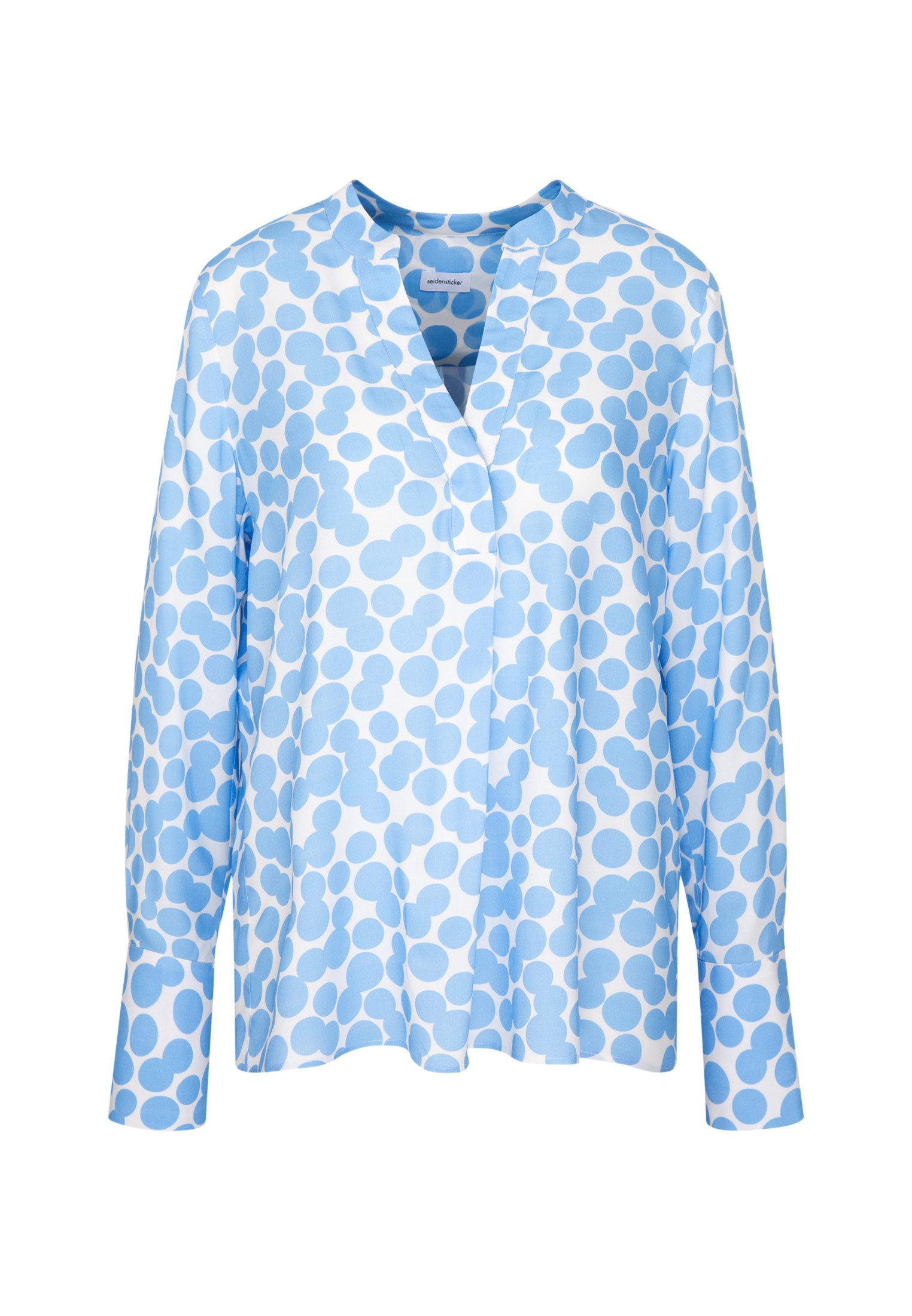 seidensticker Klassieke blouse Zwarte roos Tuniek stippen