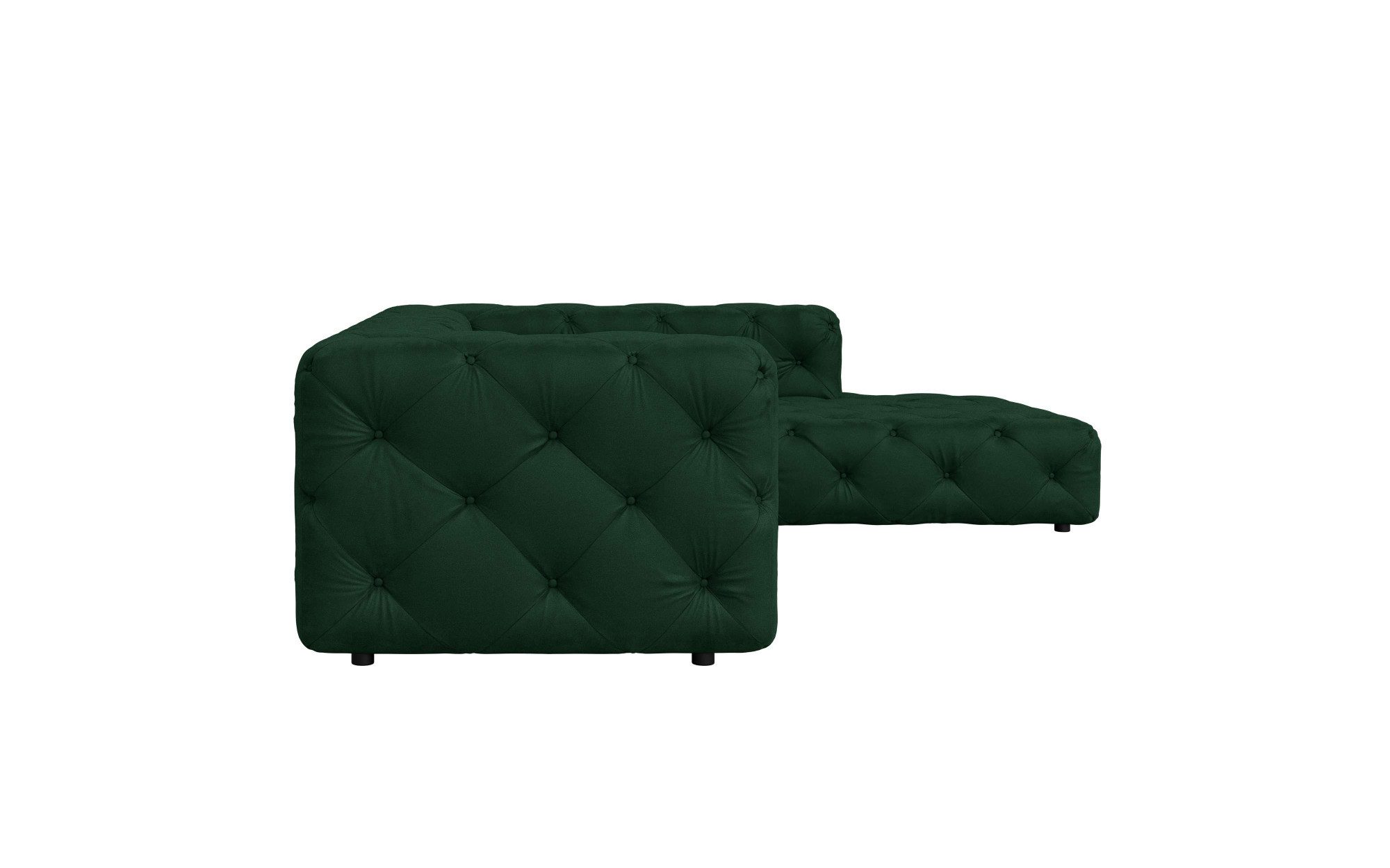 Places of Style Hoekbank FOLLINA L-vorm, met klassieke Chesterfield-knoopstiksels