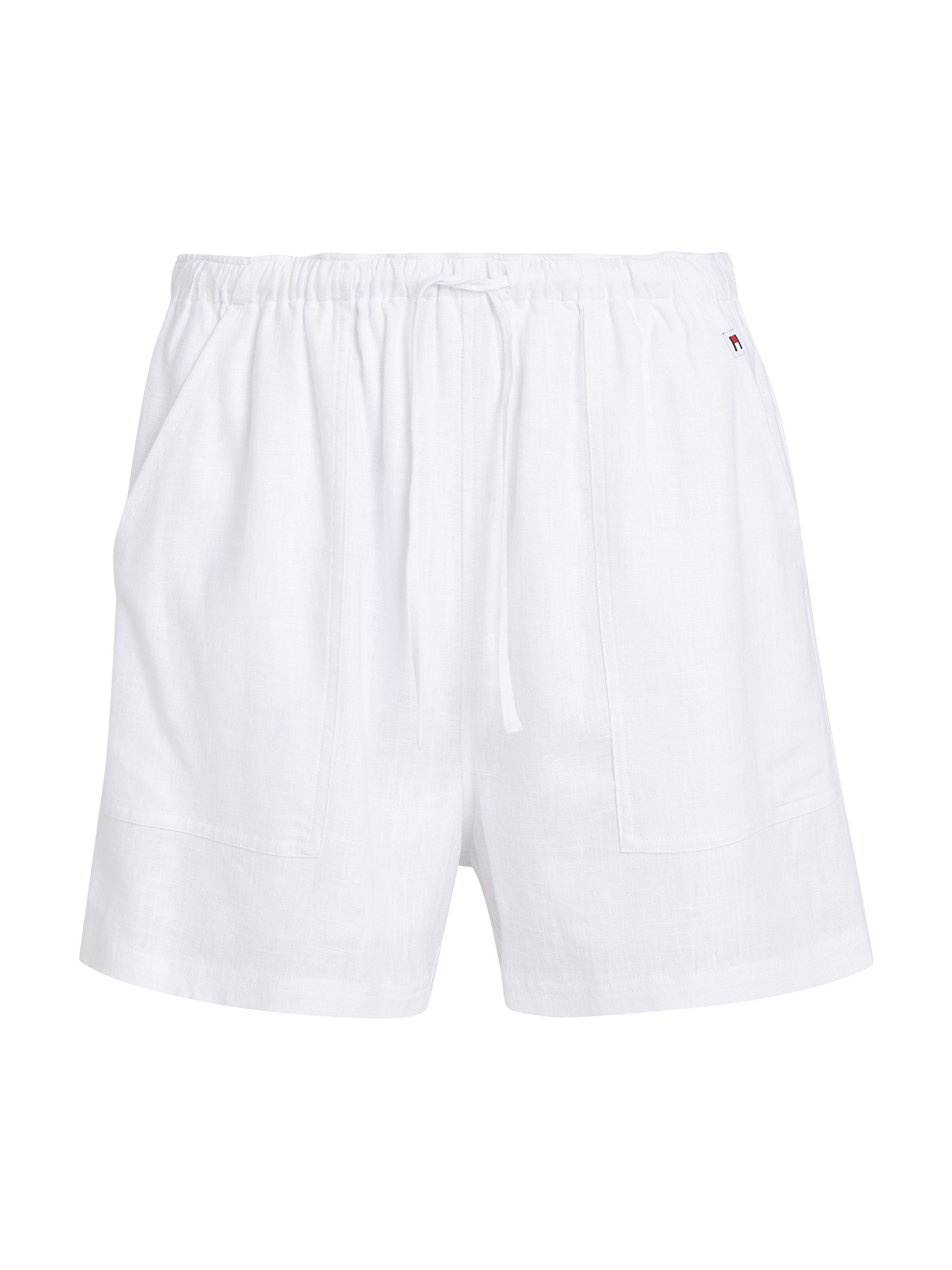 TOMMY JEANS Short TJW LINEN SHORT met vlag