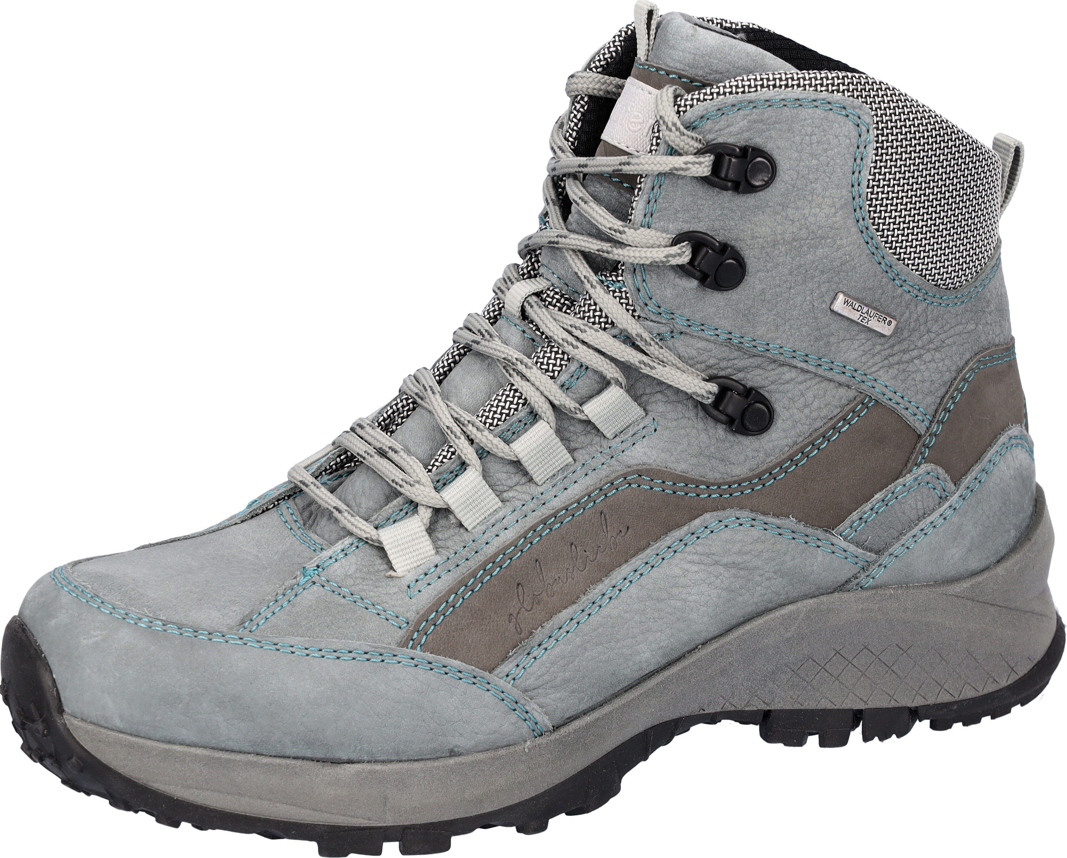 Waldläufer Trekkingschoenen H-EMMA outdoor, veterschoenen, high-top met tex-membraan, breedte h...