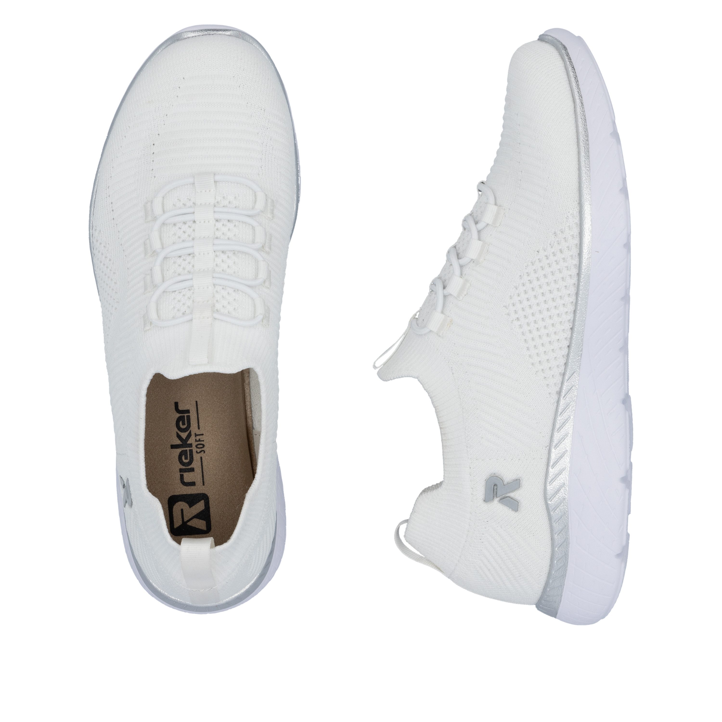 RIEKER Sport Slip-on sneakers , slipper, vrijetijdsschoen, instapschoen met elastische instap