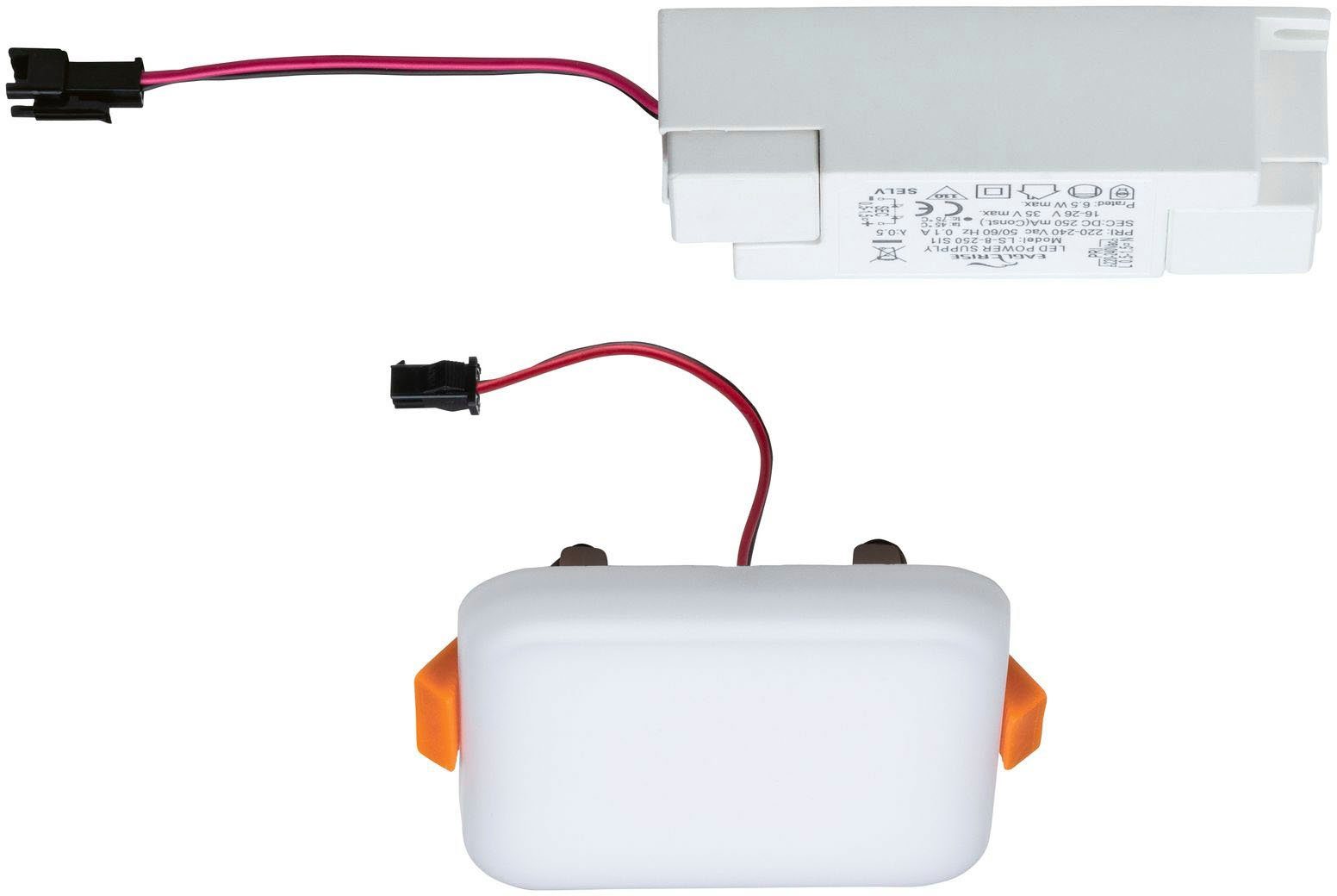 Paulmann Ledinbouwlamp LED Inbouwpaneel Veluna VariFit IP44 rond 125mm 8,5W 3.000K Satin (1 stuk)