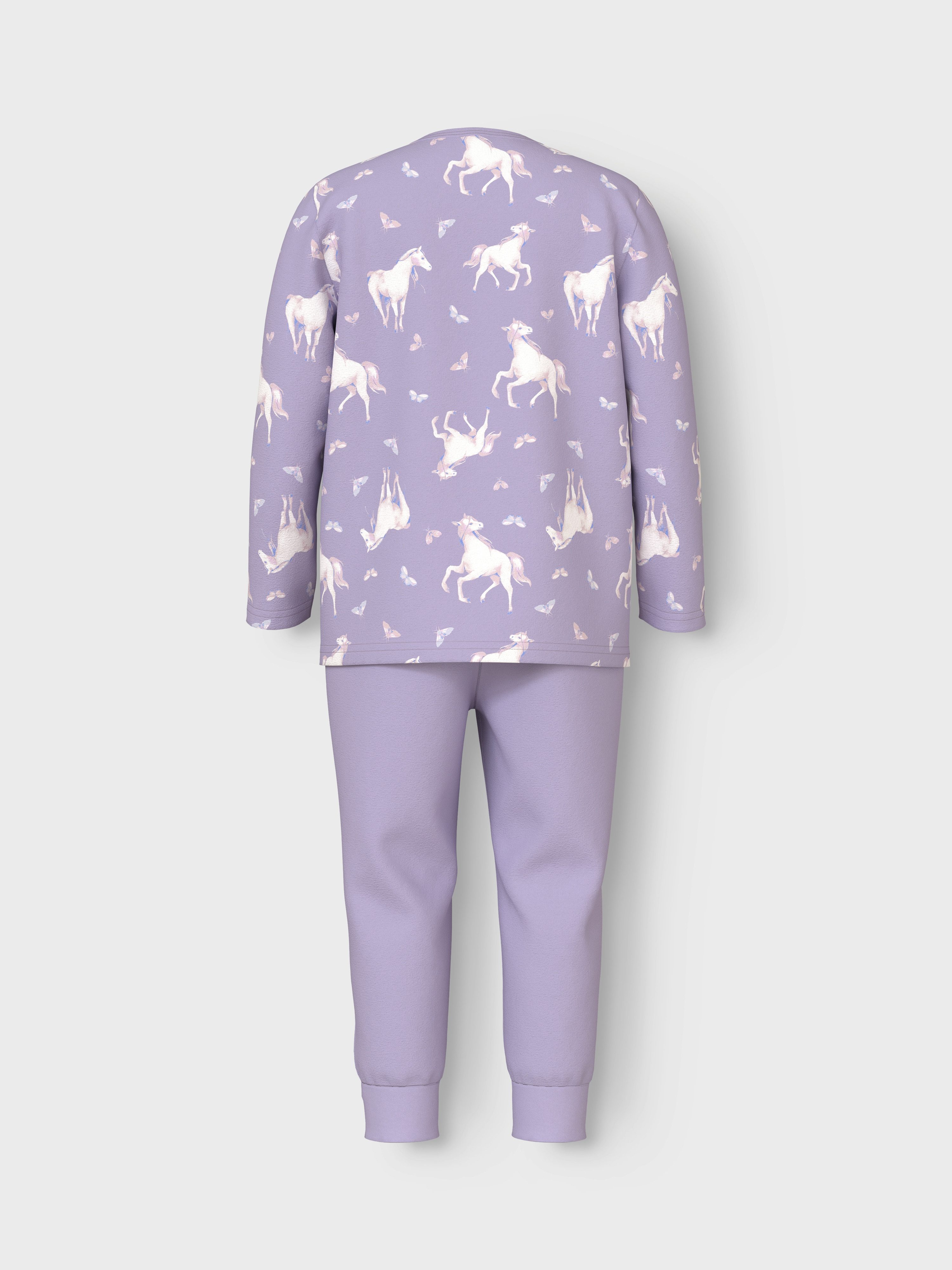 Name It Pyjama NMFNIGHTSET PASTEL LILAC HORSE NOOS (set 2-delig)