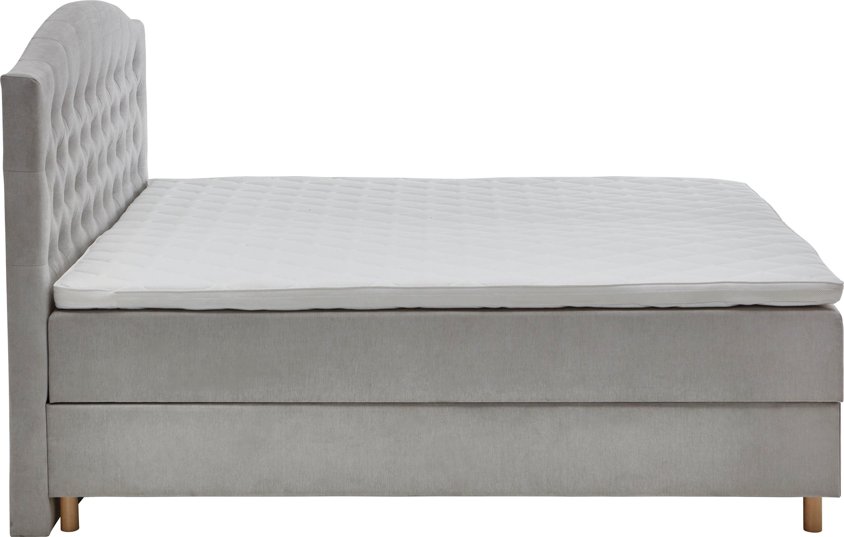 Home affaire Boxspring Piemont met bedkist en topmatras