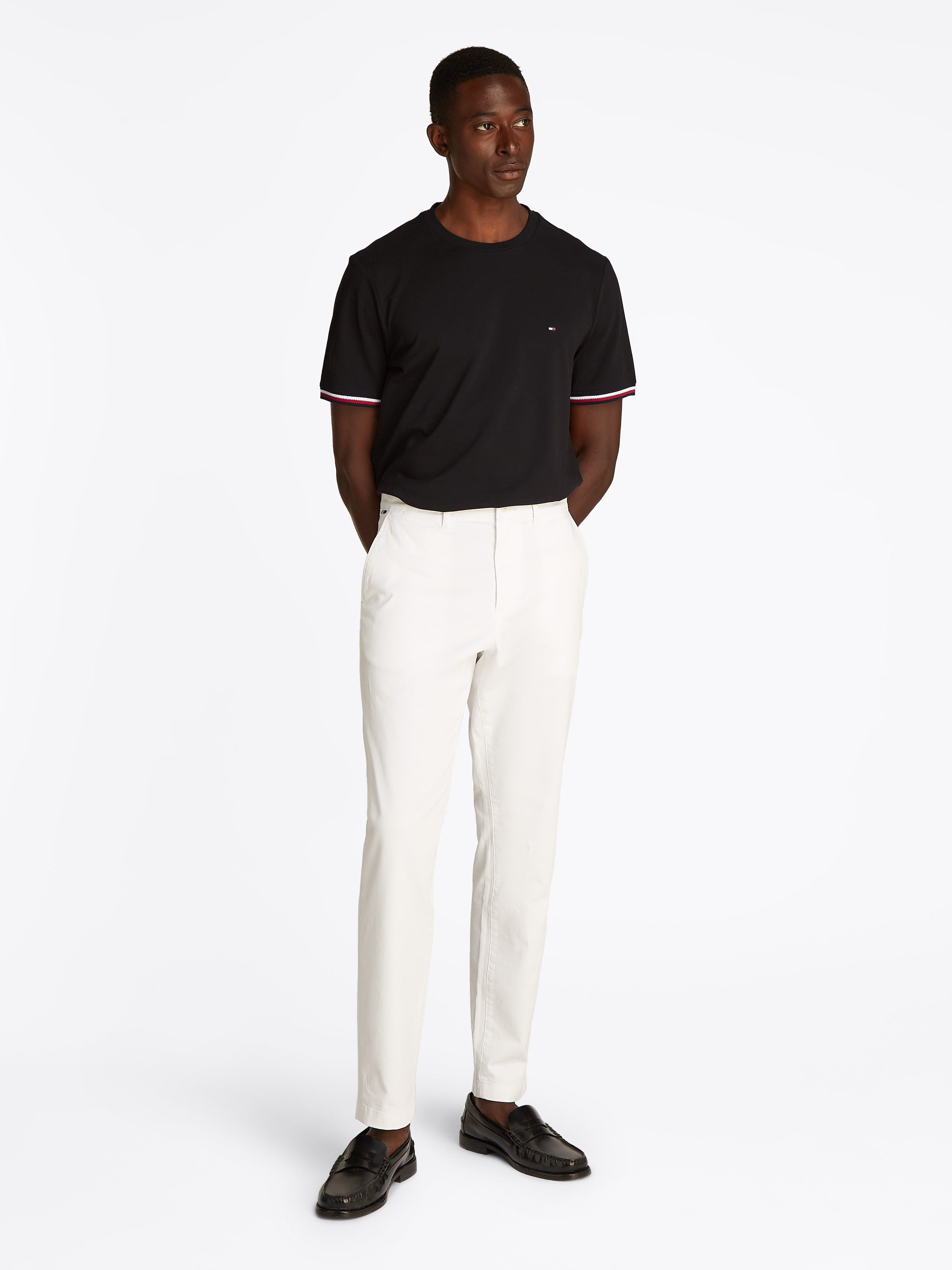 Tommy Hilfiger T-shirt GLOBAL STRIPE CUFF TEE