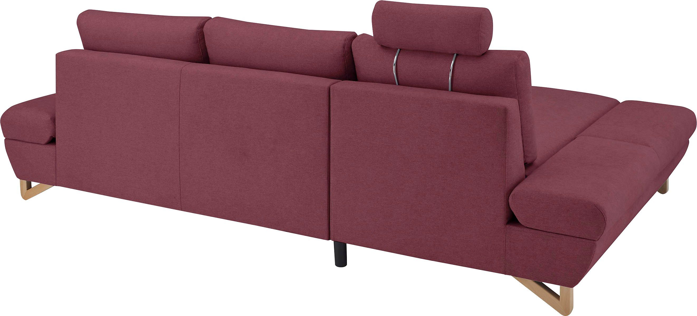 INOSIGN Slaapbank City/Giron comfortabele slaapbank (ligoppervlak 245 x 138 cm) en bedlade
