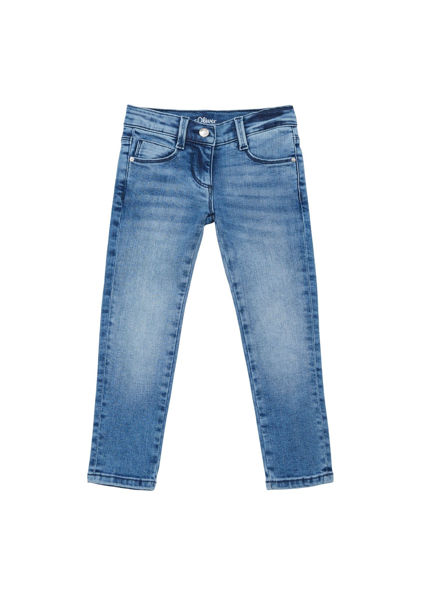 s.Oliver RED LABEL Junior Regular fit jeans in 5-pocketsstijl