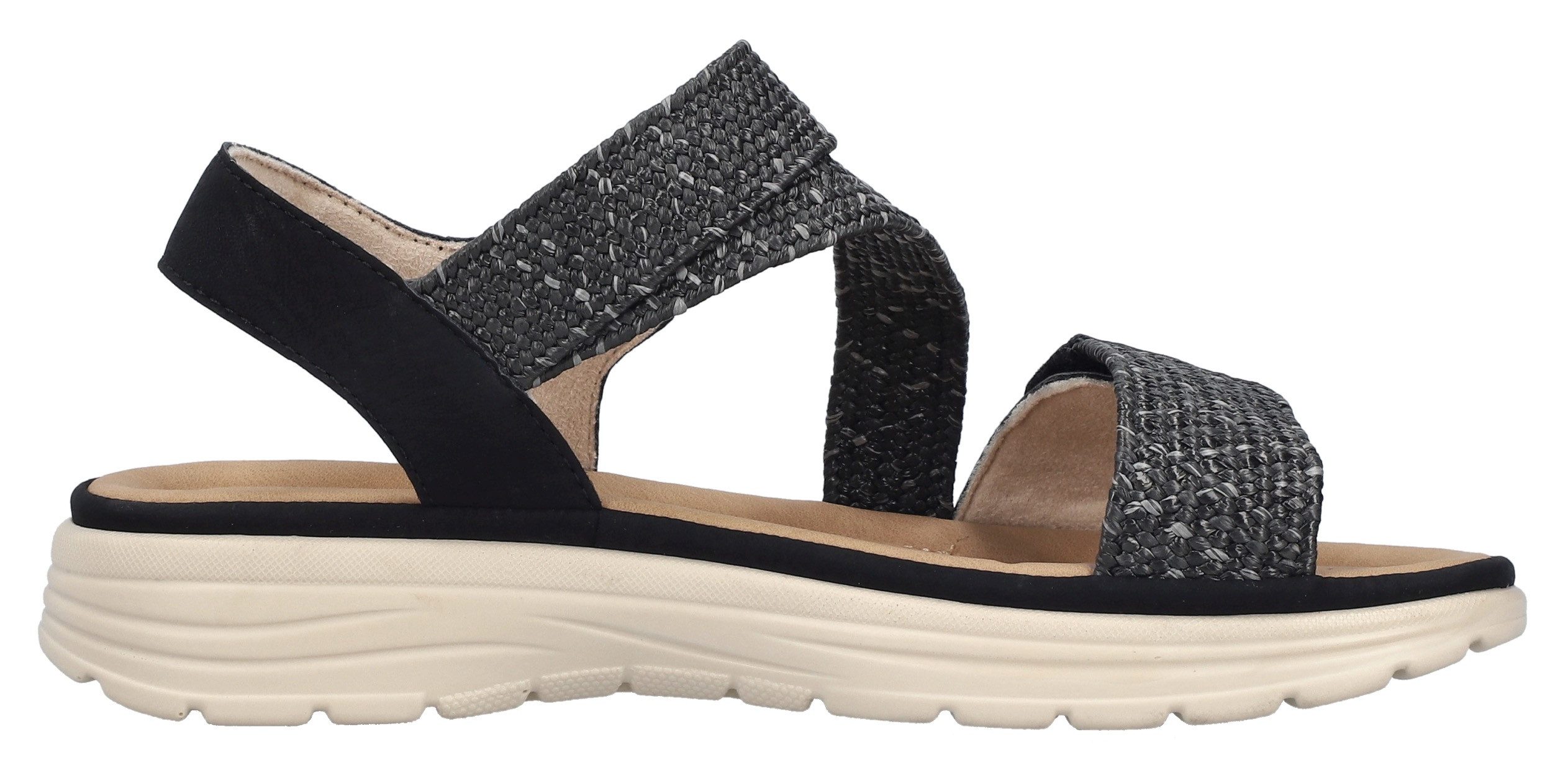 Rieker Sandalen , zomer schoen, outdoorsandaal met verstelbare klittenbanden