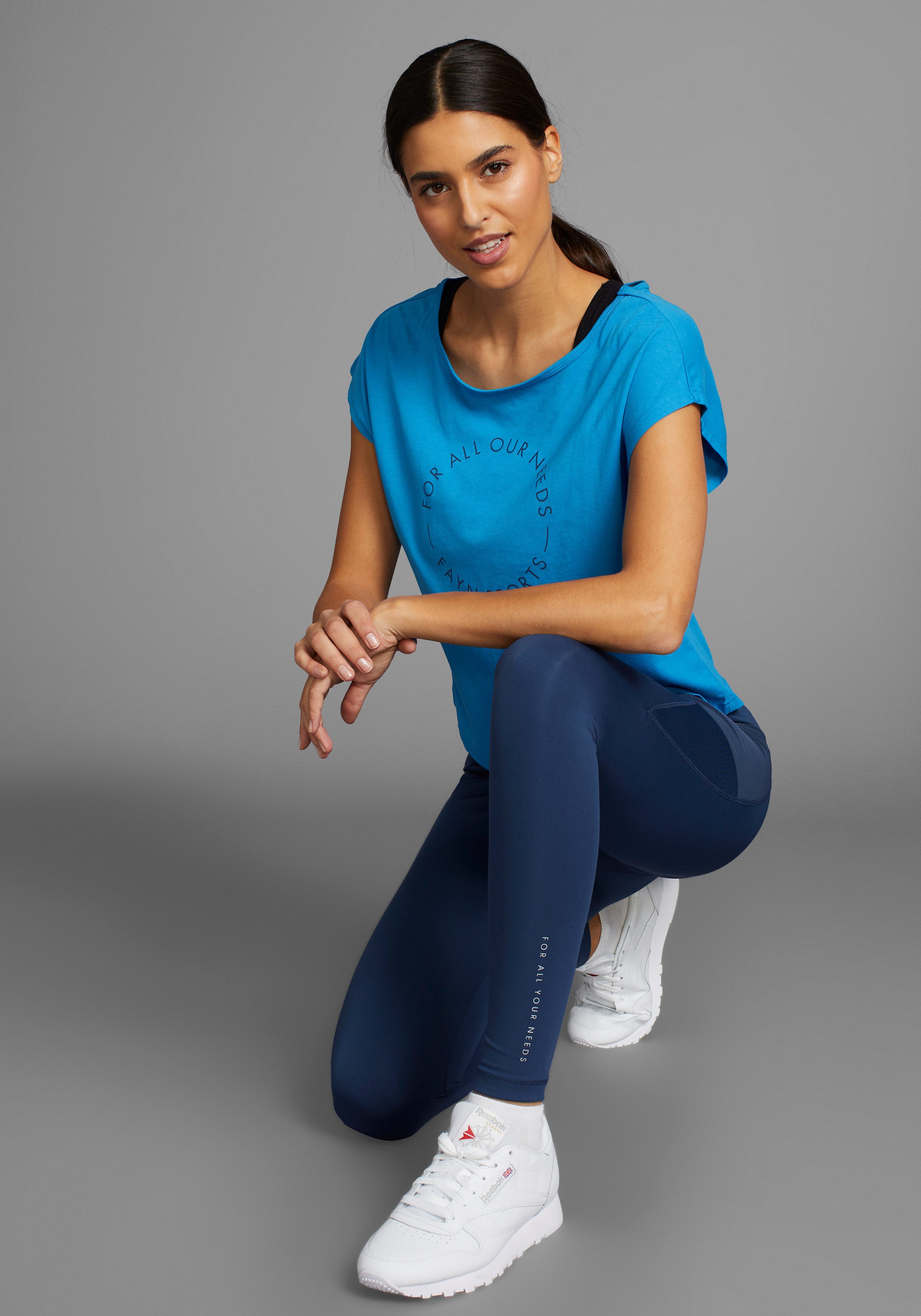 FAYN SPORTS Trainingsshirt 2-delig shirt & top (voordeelset, 2-delig)