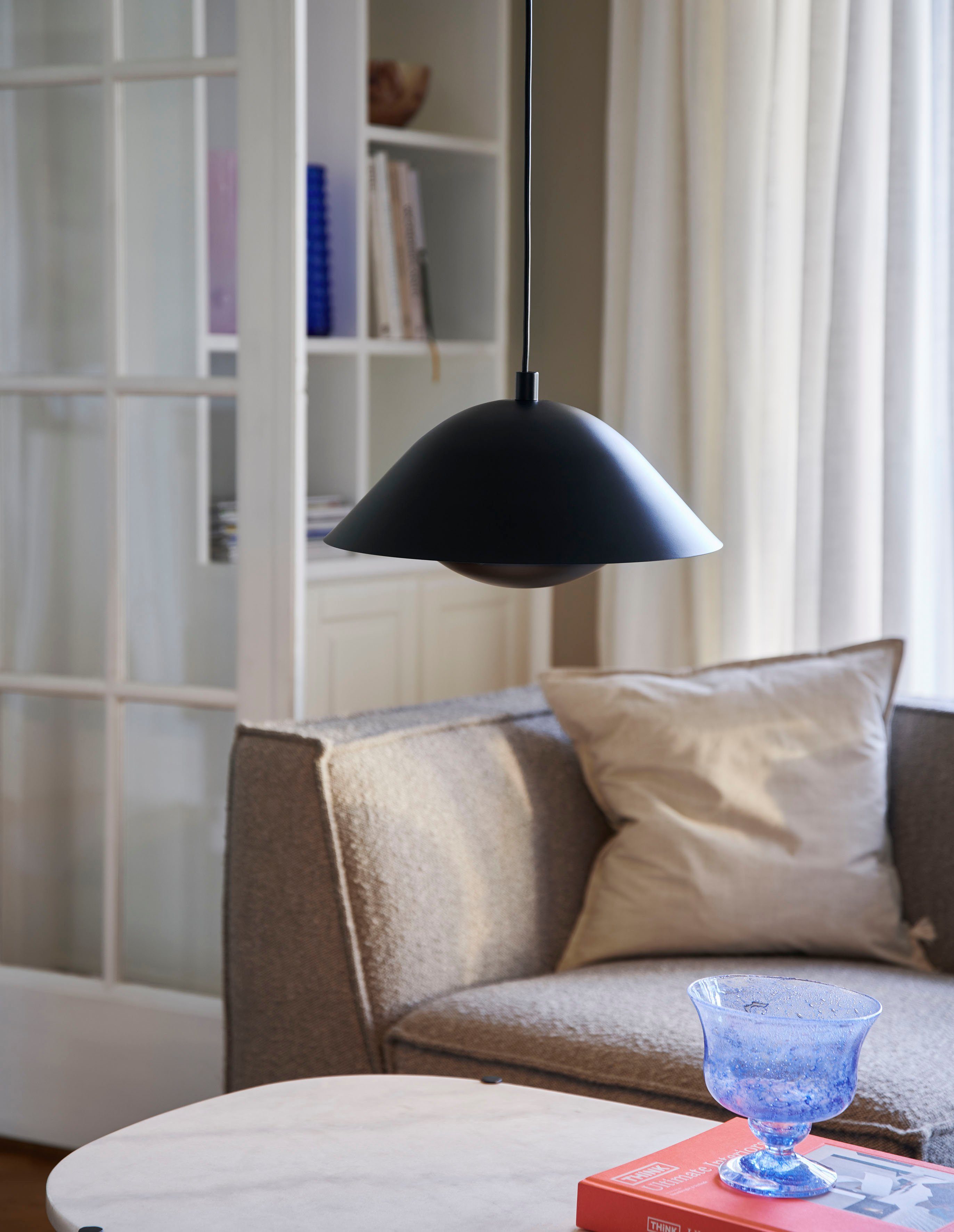 Nordlux Hanglamp Freya Organisch gevormde pendel in Scandinavisch ontwerp (1 stuk)
